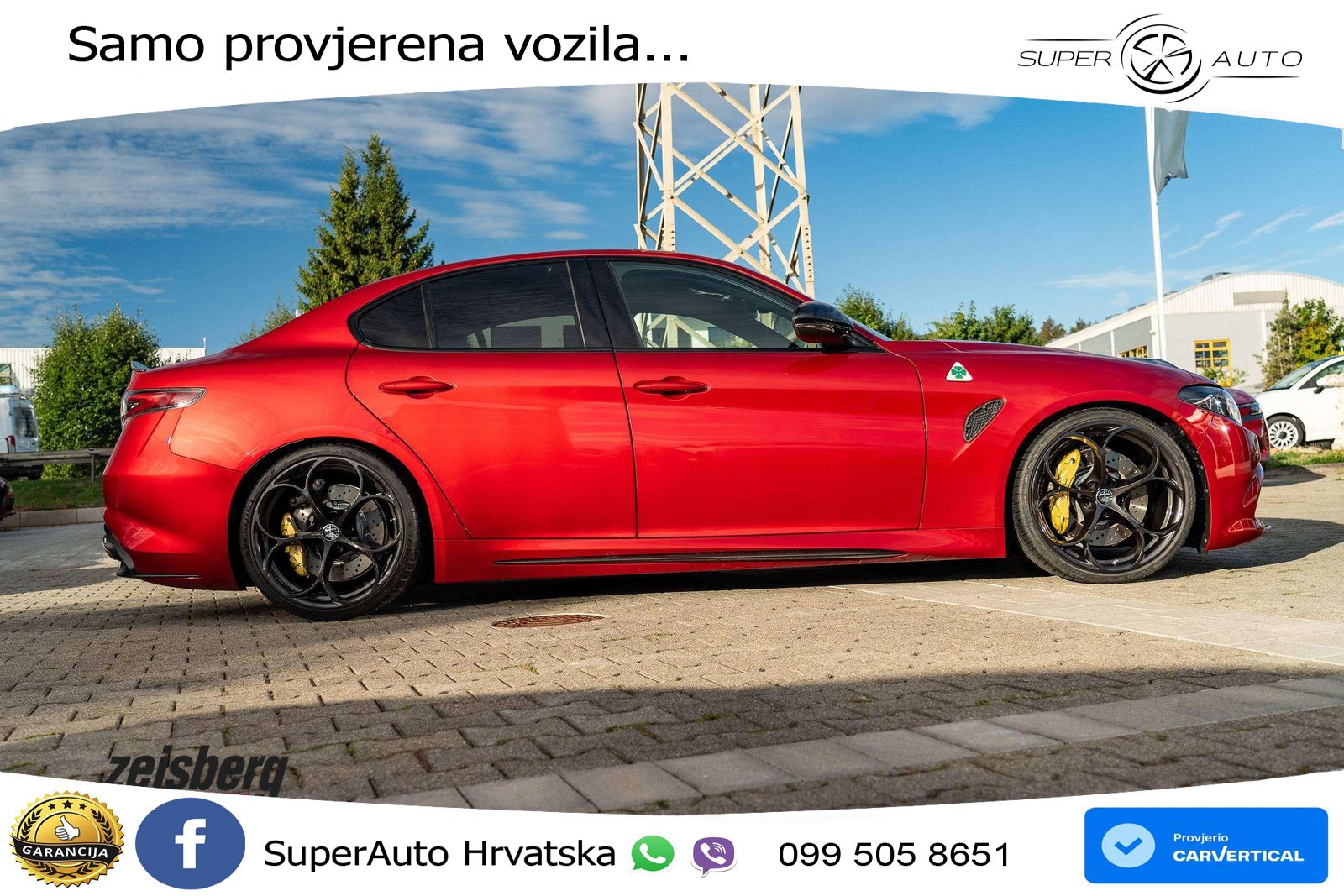 Alfa Romeo Giulia Quadrifoglio 2.9 V6 Bi-Turbo (520 KS) Automatic