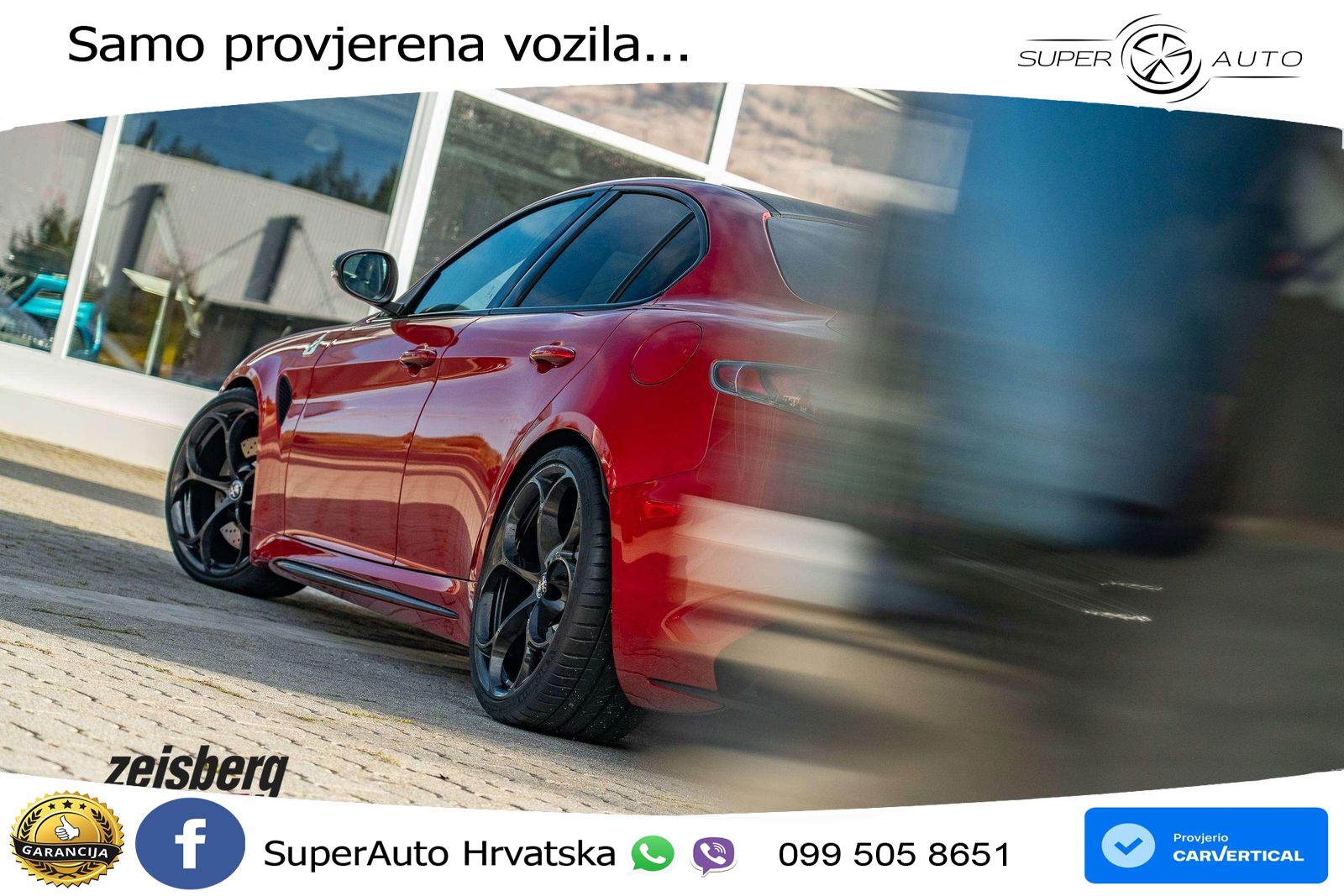 Alfa Romeo Giulia Quadrifoglio 2.9 V6 Bi-Turbo (520 KS) Automatic