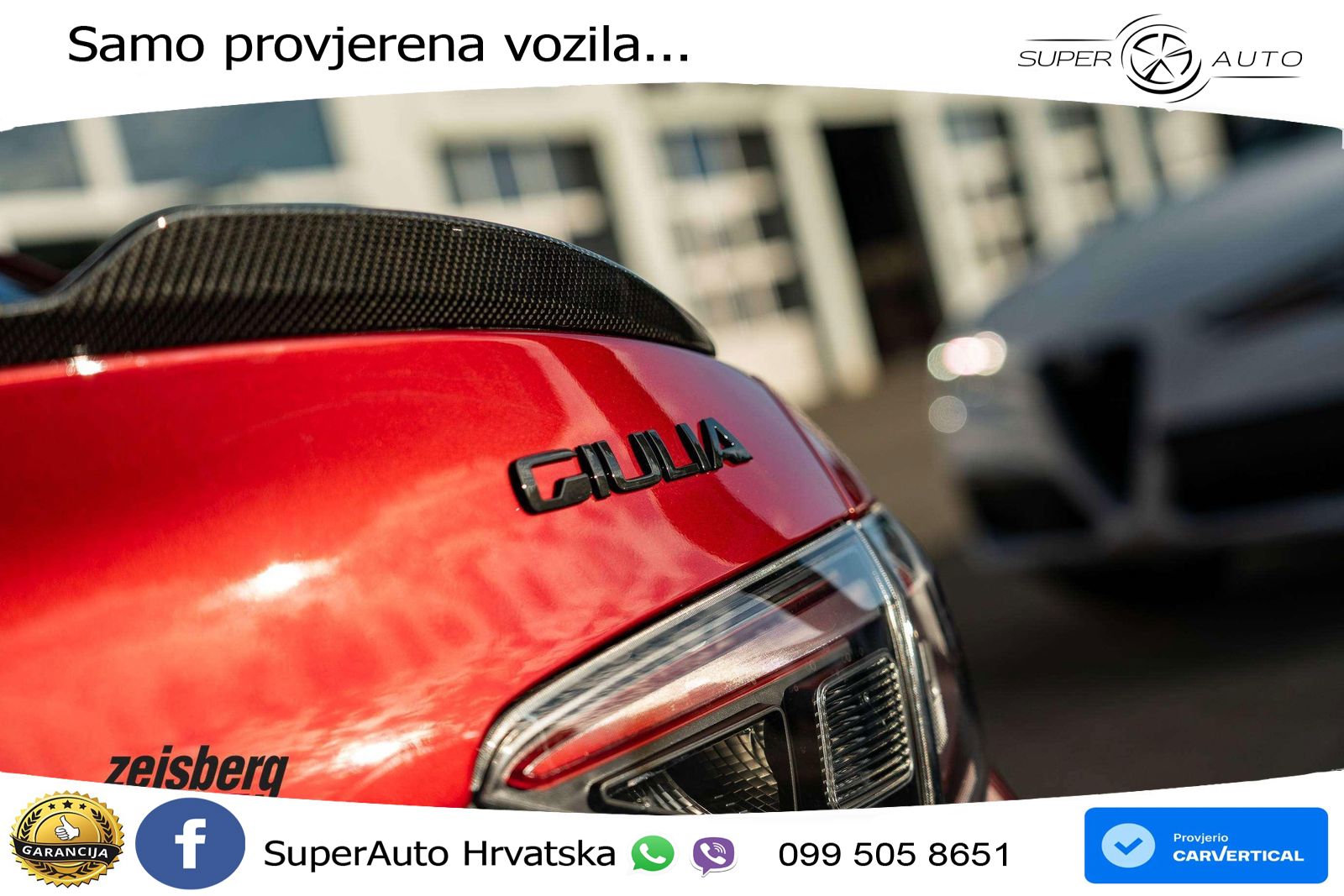 Alfa Romeo Giulia Quadrifoglio 2.9 V6 Bi-Turbo (520 KS) Automatic
