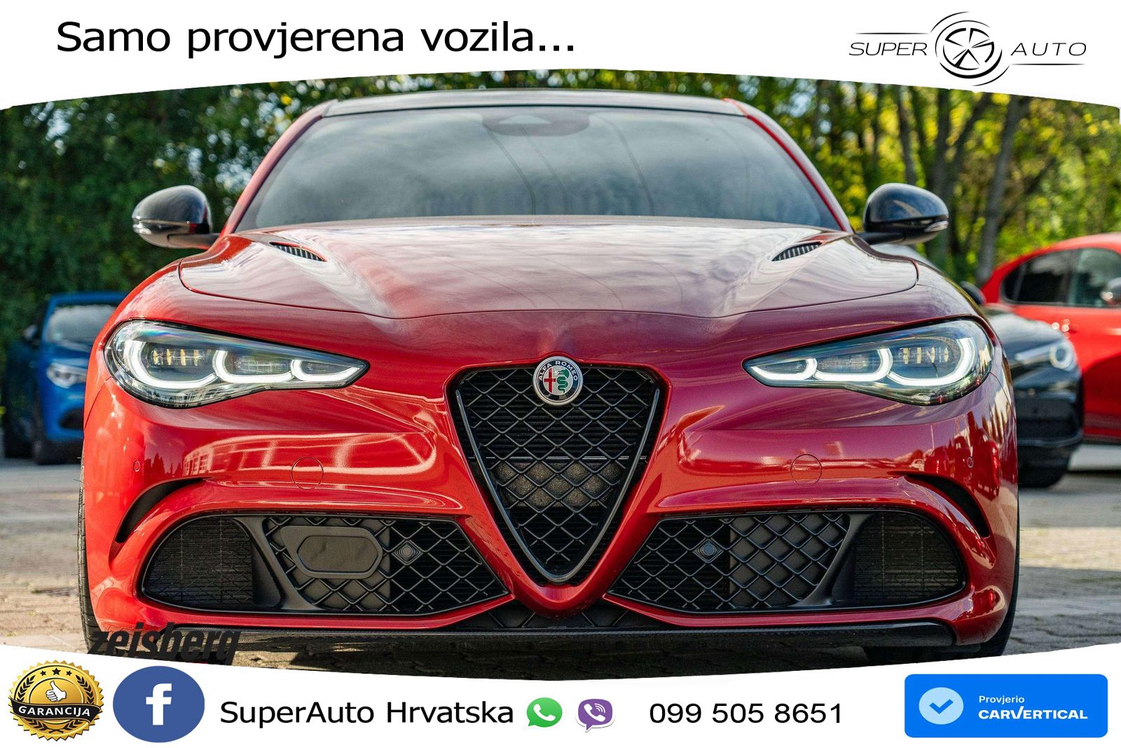 Alfa Romeo Giulia Quadrifoglio 2.9 V6 Bi-Turbo (520 KS) Automatic