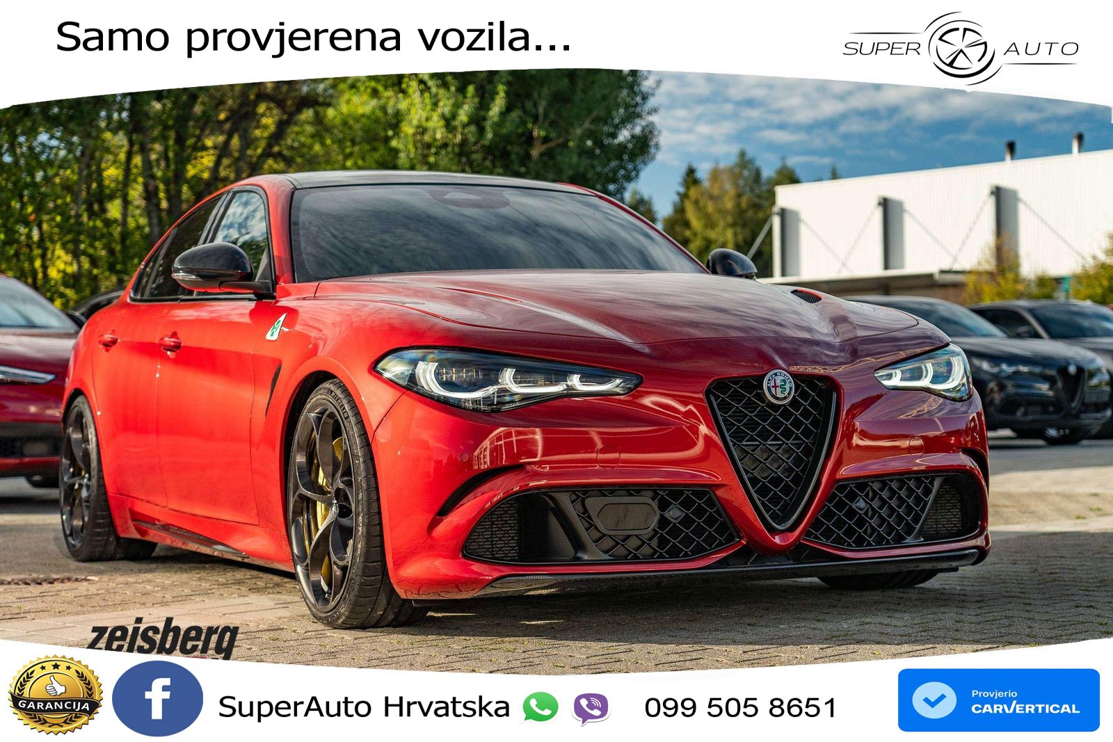Alfa Romeo Giulia Quadrifoglio 2.9 V6 Bi-Turbo (520 KS) Automatic