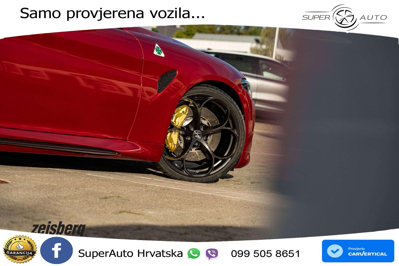 Alfa Romeo Giulia Quadrifoglio 2.9 V6 Bi-Turbo (520 KS) Automatic