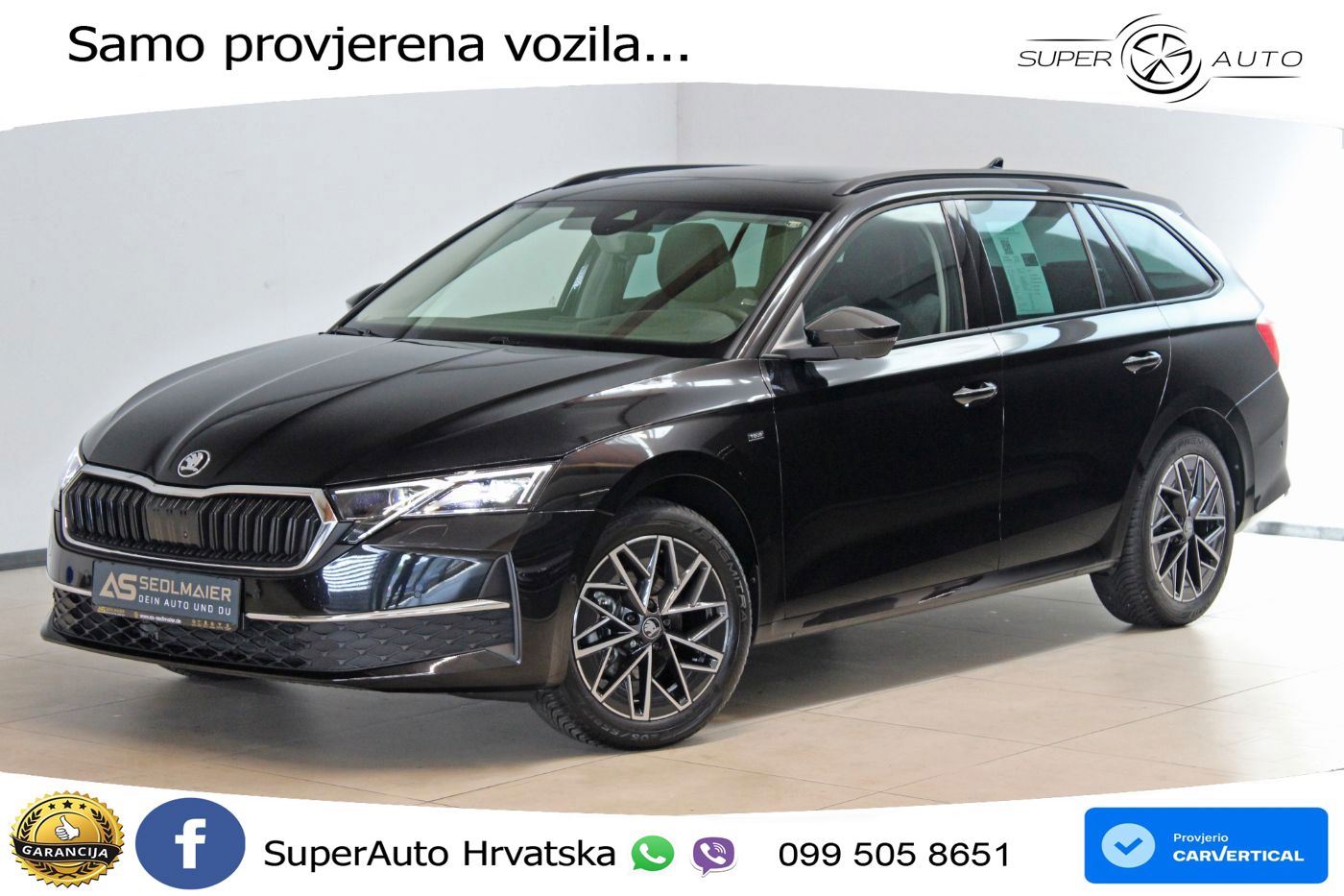 Škoda Octavia Combi 2.0 TDI (150 KS) DSG LED+GR SJED+ACC