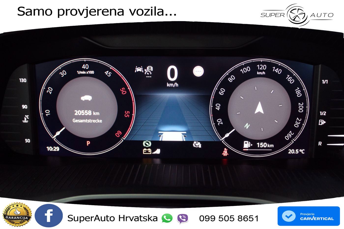 Škoda Octavia Combi 2.0 TDI (150 KS) DSG LED+GR SJED+ACC