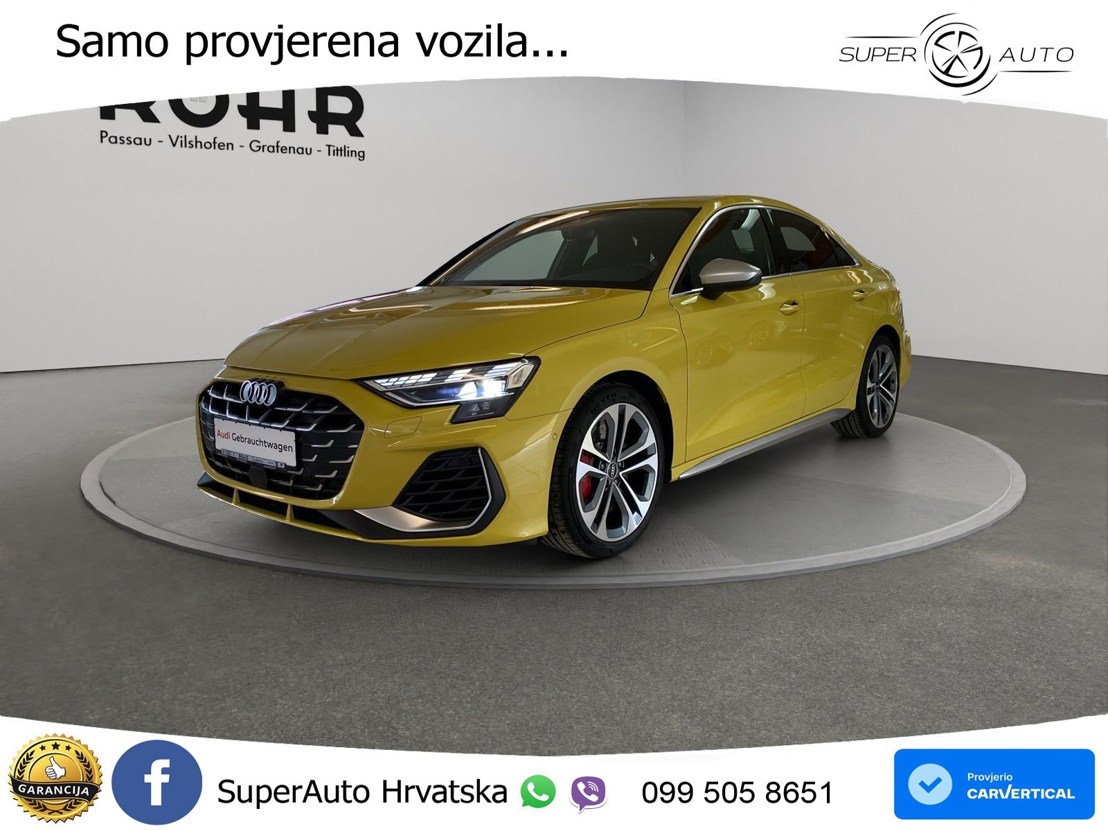 Audi S3 Limuzina 2.0 TFSI (333 KS) quattro S tronic