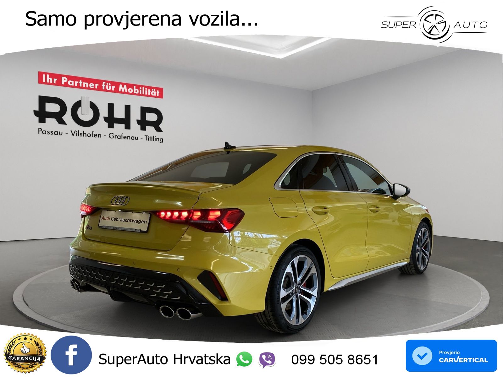 Audi S3 Limuzina 2.0 TFSI (333 KS) quattro S tronic