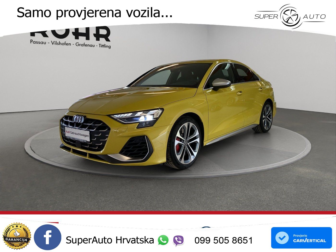 Audi S3 Limuzina 2.0 TFSI (333 KS) quattro S tronic