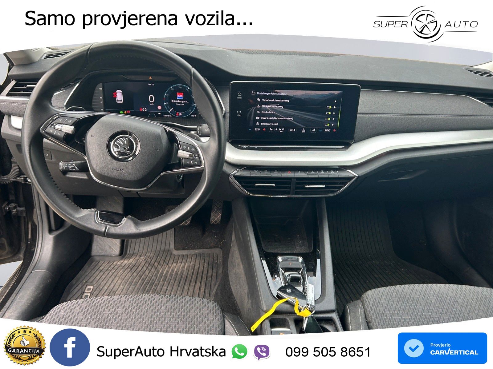 Škoda Octavia Combi 2.0 TDI (150 KS) DSG LED+GR SJED+ACC