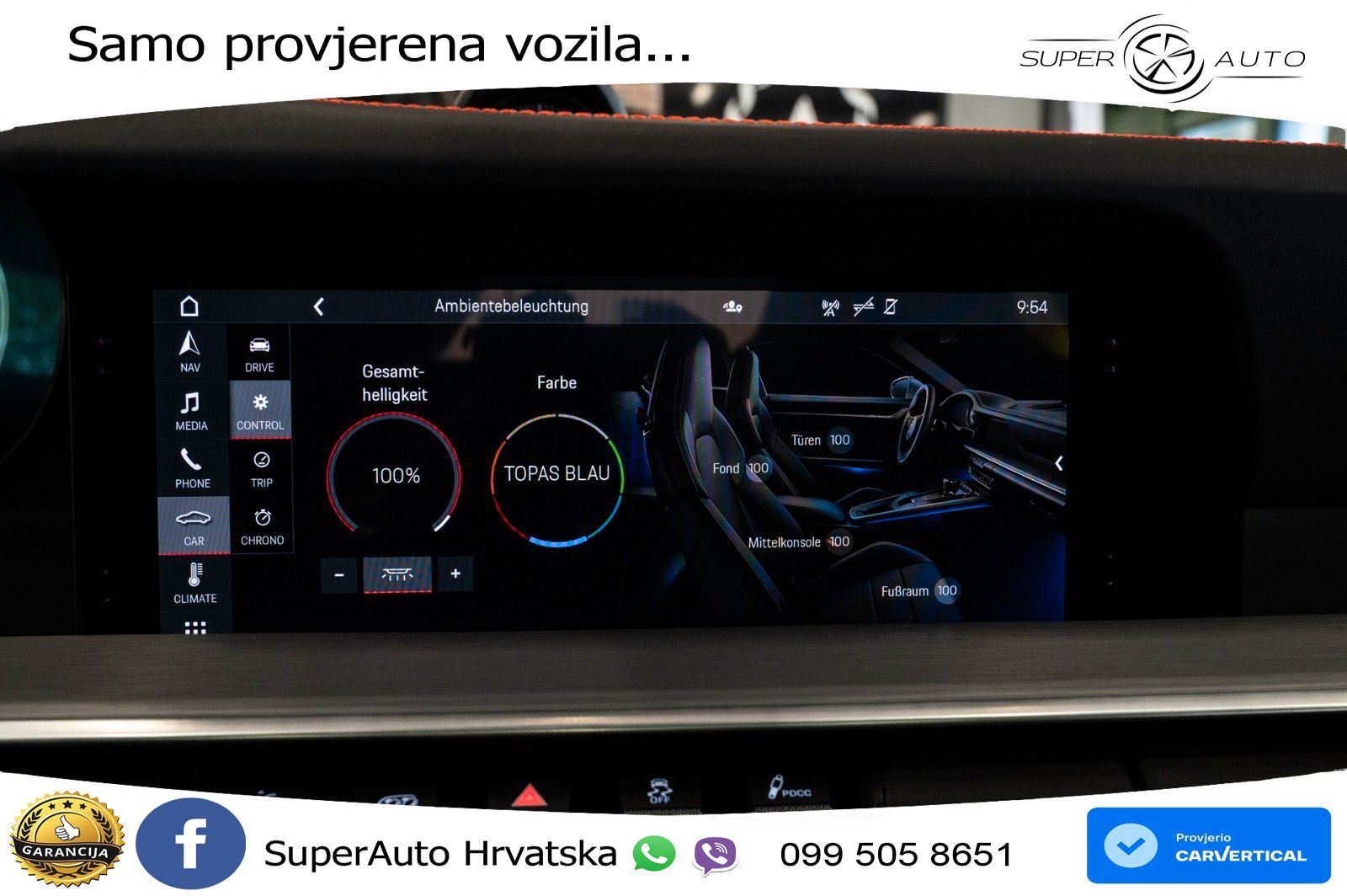 Porsche 911 Turbo S 3.8 (650 KS) PDK ZRAČNI+ACC+GR SJED+KAM+PANO