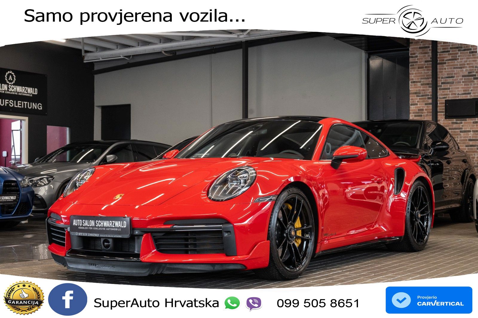 Porsche 911 Turbo S 3.8 (650 KS) PDK ZRAČNI+ACC+GR SJED+KAM+PANO