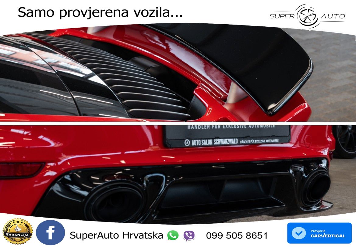 Porsche 911 Turbo S 3.8 (650 KS) PDK ZRAČNI+ACC+GR SJED+KAM+PANO