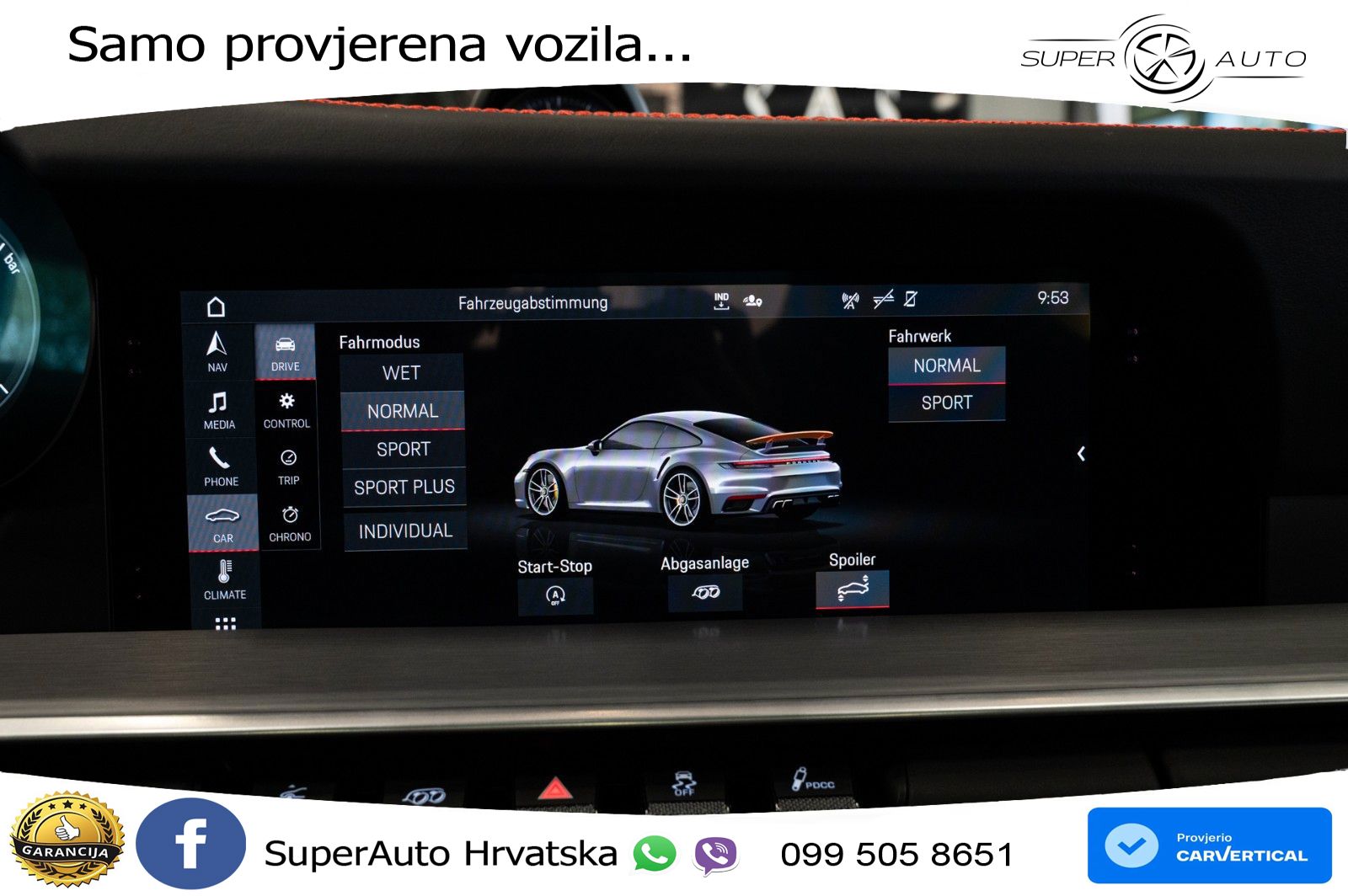Porsche 911 Turbo S 3.8 (650 KS) PDK ZRAČNI+ACC+GR SJED+KAM+PANO