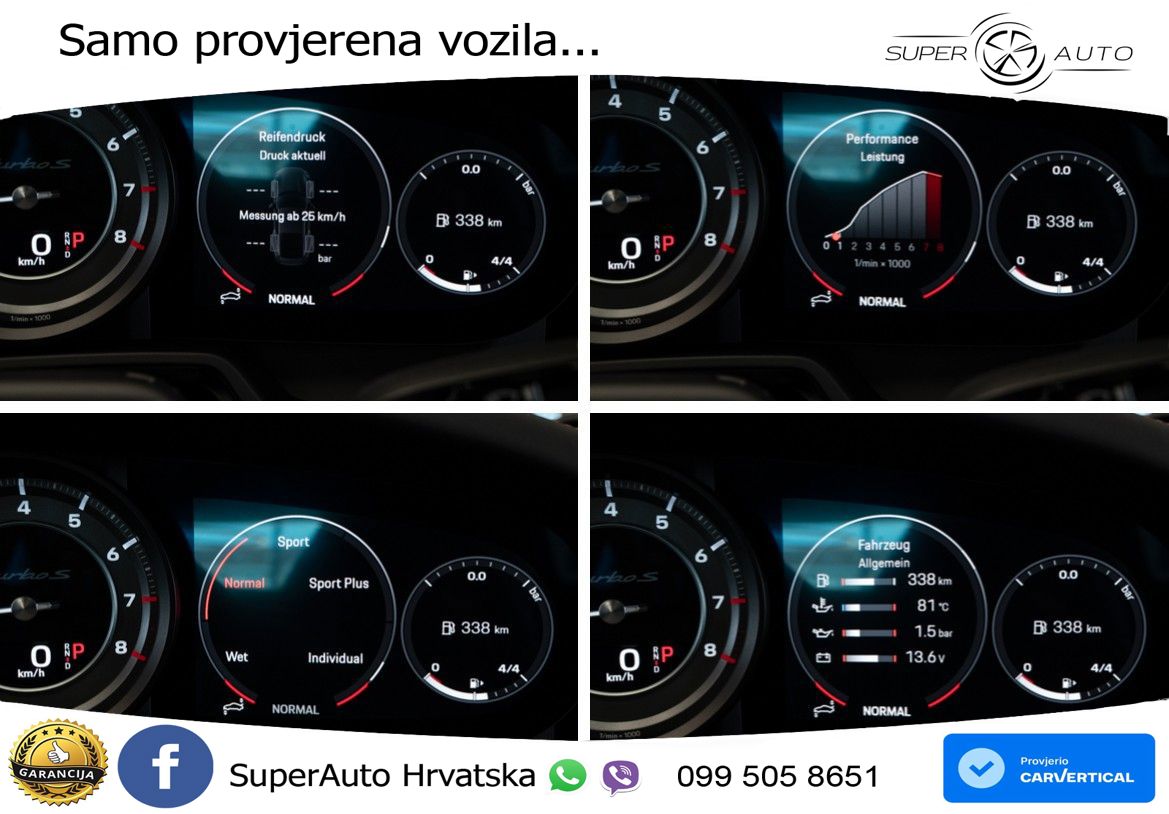 Porsche 911 Turbo S 3.8 (650 KS) PDK ZRAČNI+ACC+GR SJED+KAM+PANO