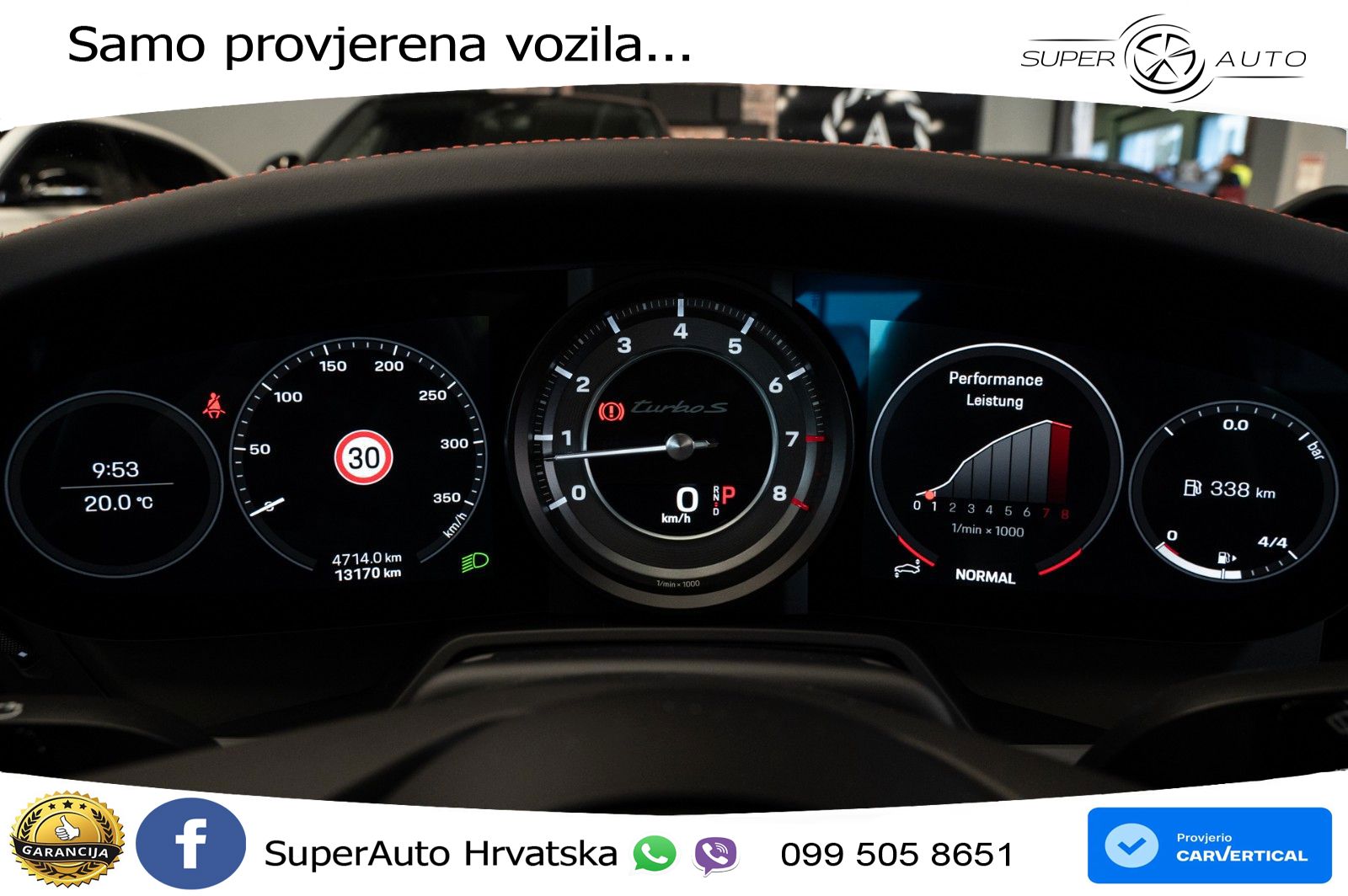 Porsche 911 Turbo S 3.8 (650 KS) PDK ZRAČNI+ACC+GR SJED+KAM+PANO