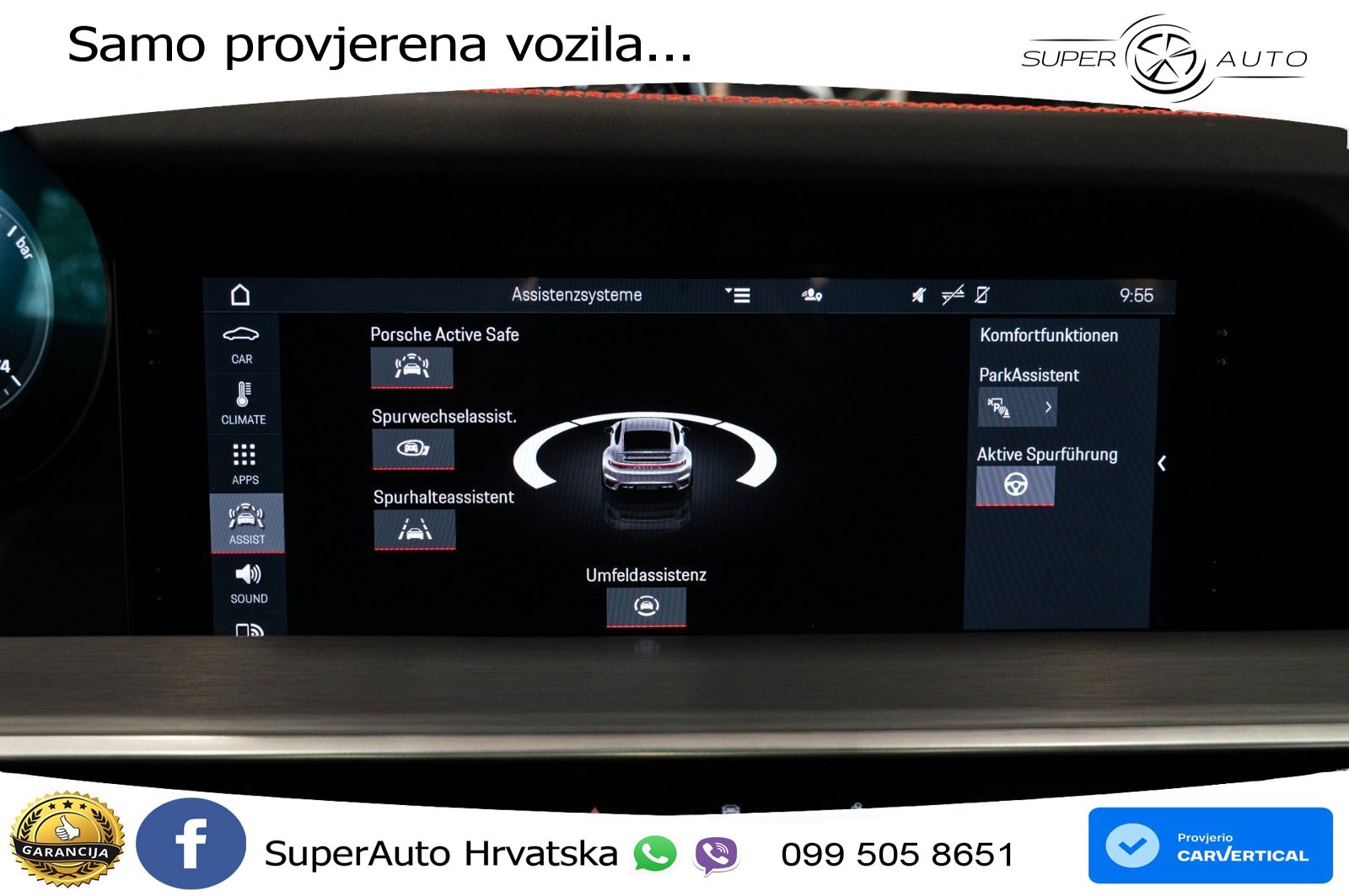 Porsche 911 Turbo S 3.8 (650 KS) PDK ZRAČNI+ACC+GR SJED+KAM+PANO
