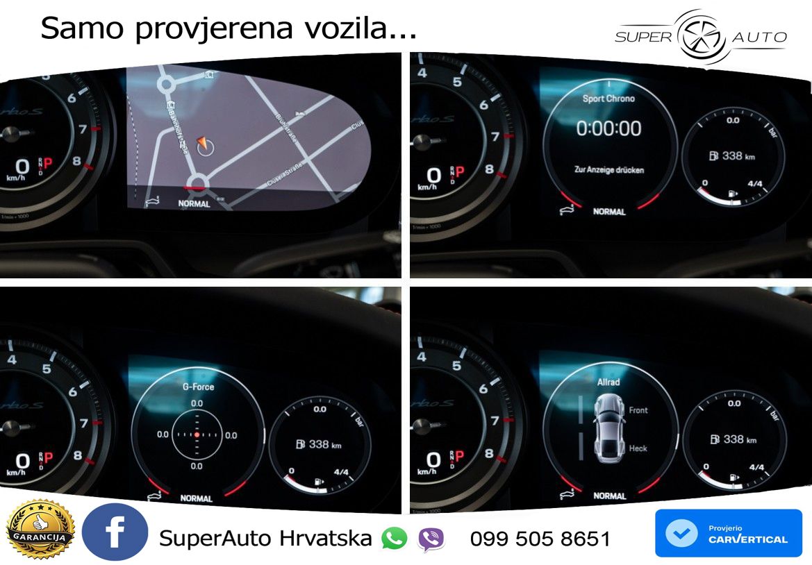 Porsche 911 Turbo S 3.8 (650 KS) PDK ZRAČNI+ACC+GR SJED+KAM+PANO