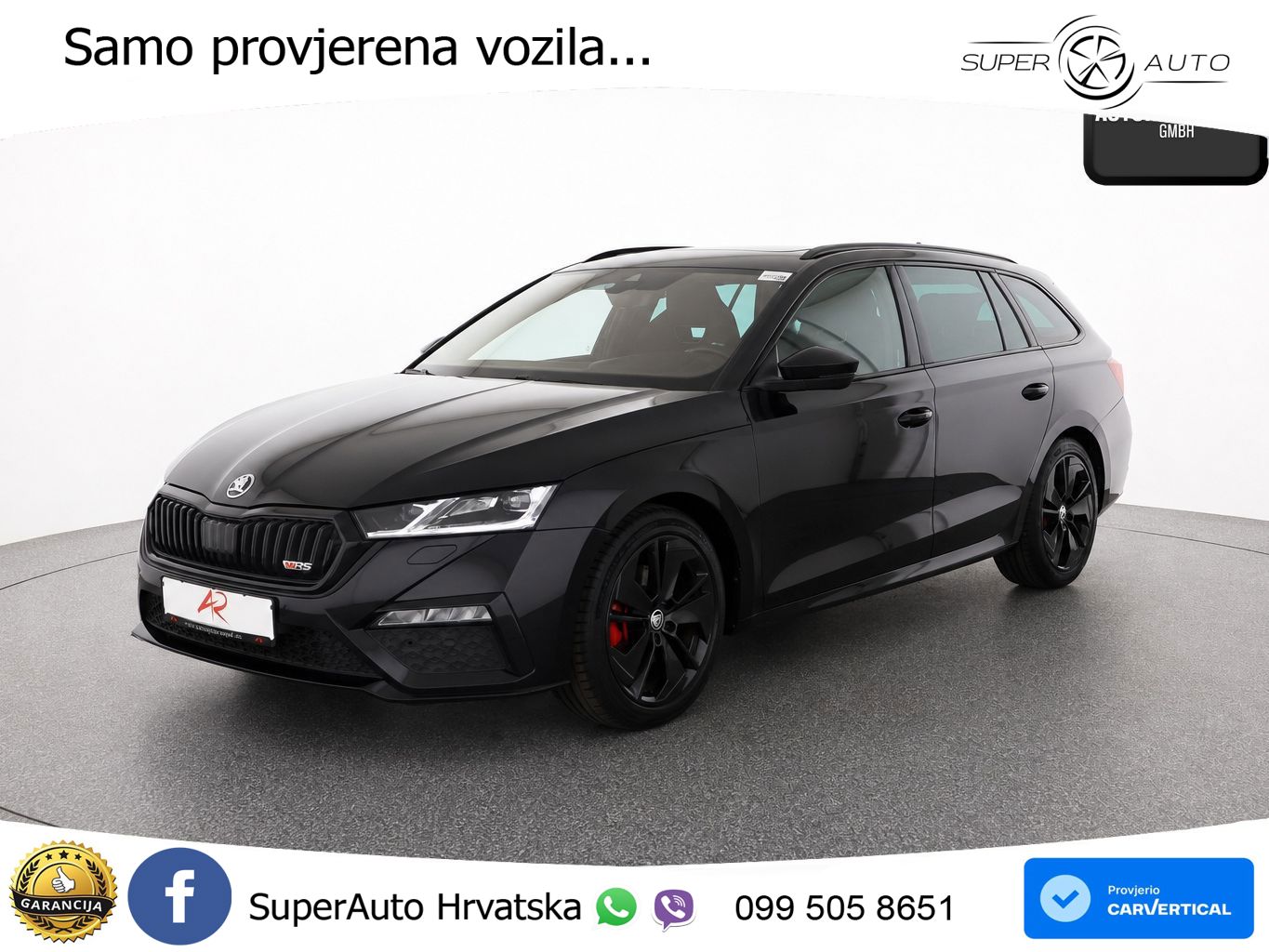 Škoda Octavia Combi RS 2.0 TDI (200 KS) DSG LED+GR SJED+ACC