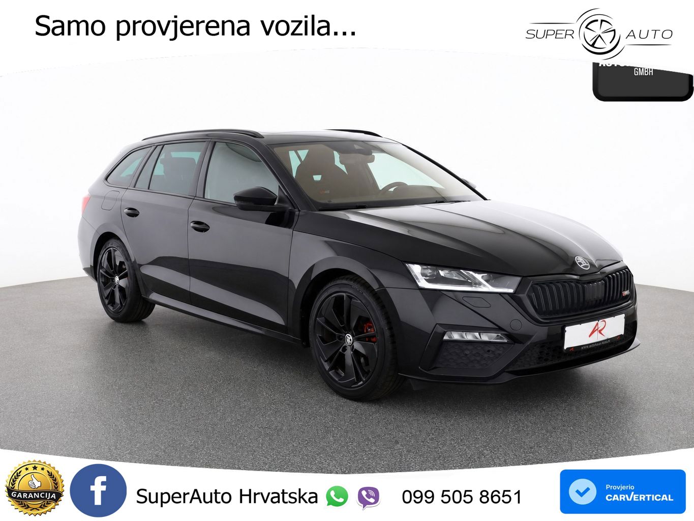 Škoda Octavia Combi RS 2.0 TDI (200 KS) DSG LED+GR SJED+ACC