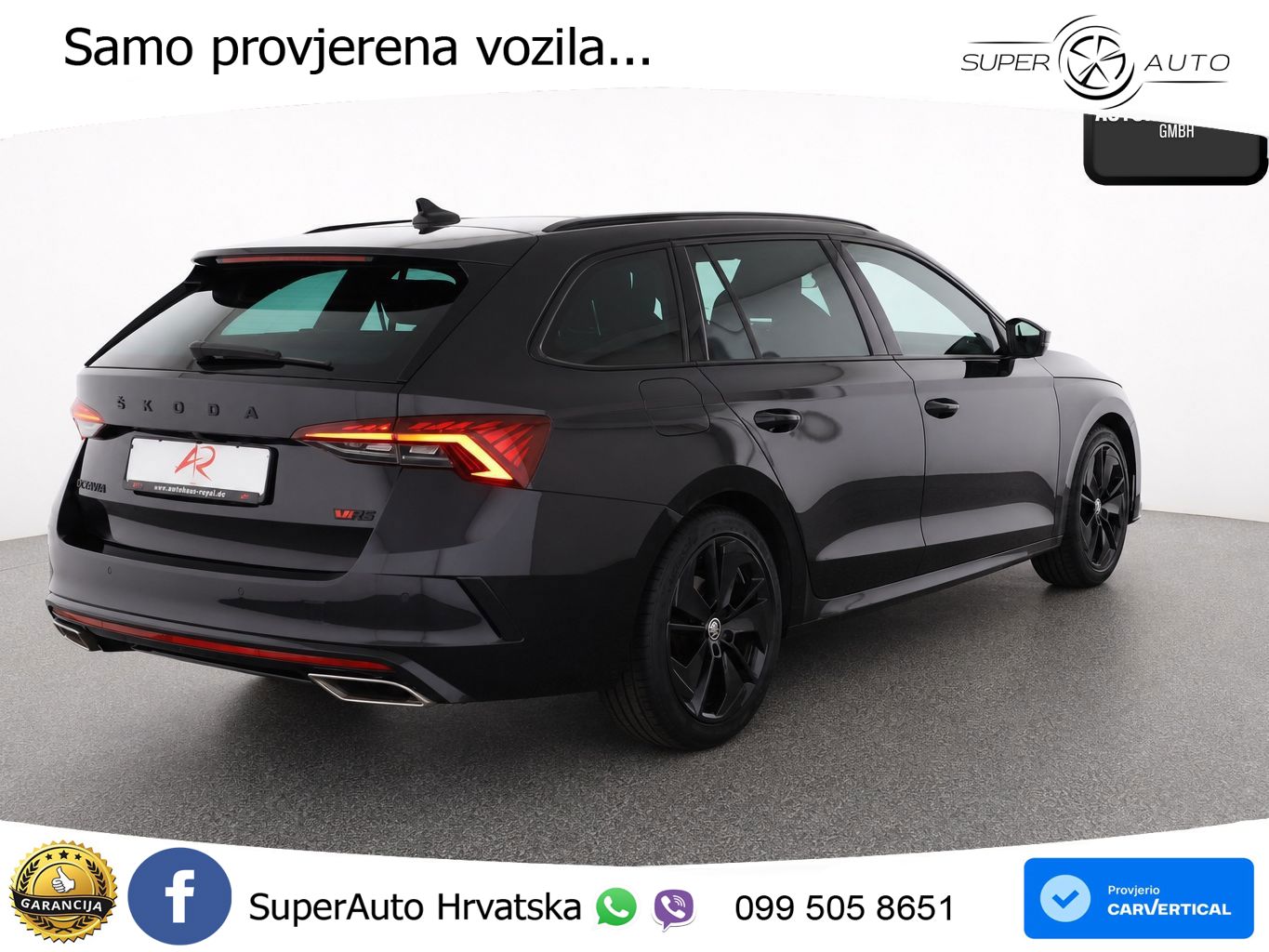 Škoda Octavia Combi RS 2.0 TDI (200 KS) DSG LED+GR SJED+ACC