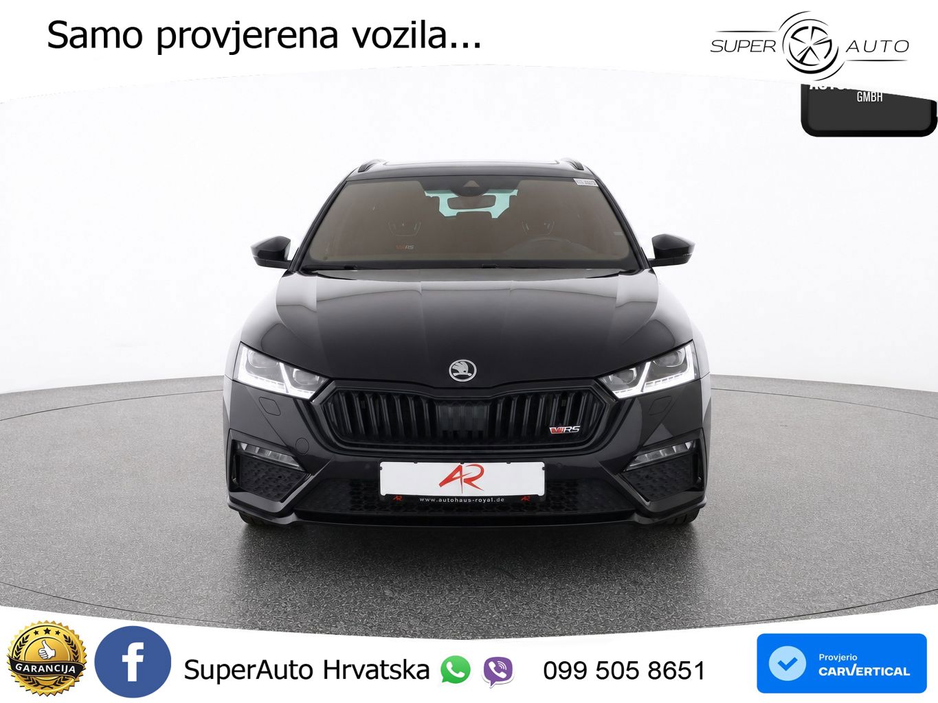 Škoda Octavia Combi RS 2.0 TDI (200 KS) DSG LED+GR SJED+ACC