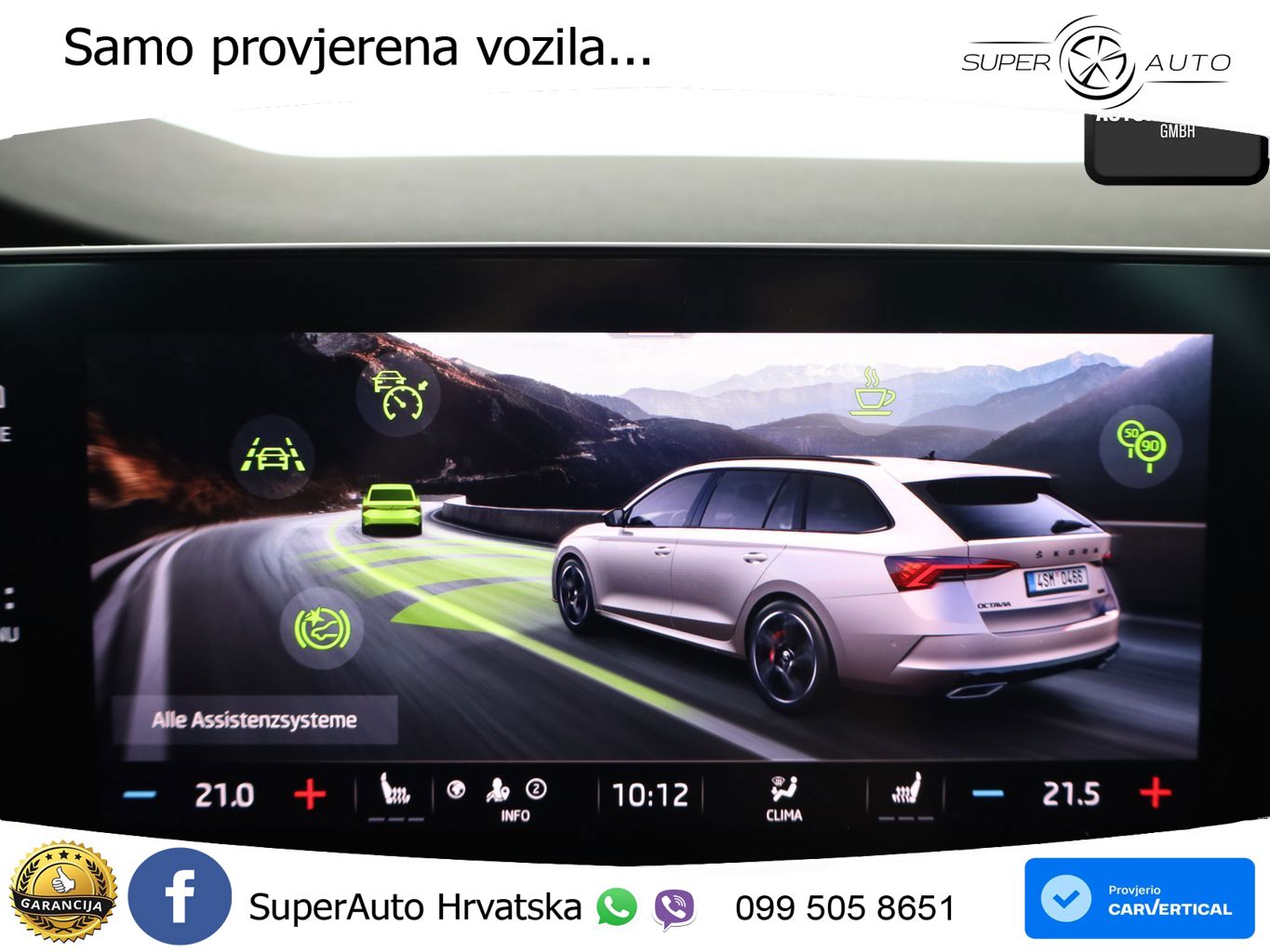 Škoda Octavia Combi RS 2.0 TDI (200 KS) DSG LED+GR SJED+ACC