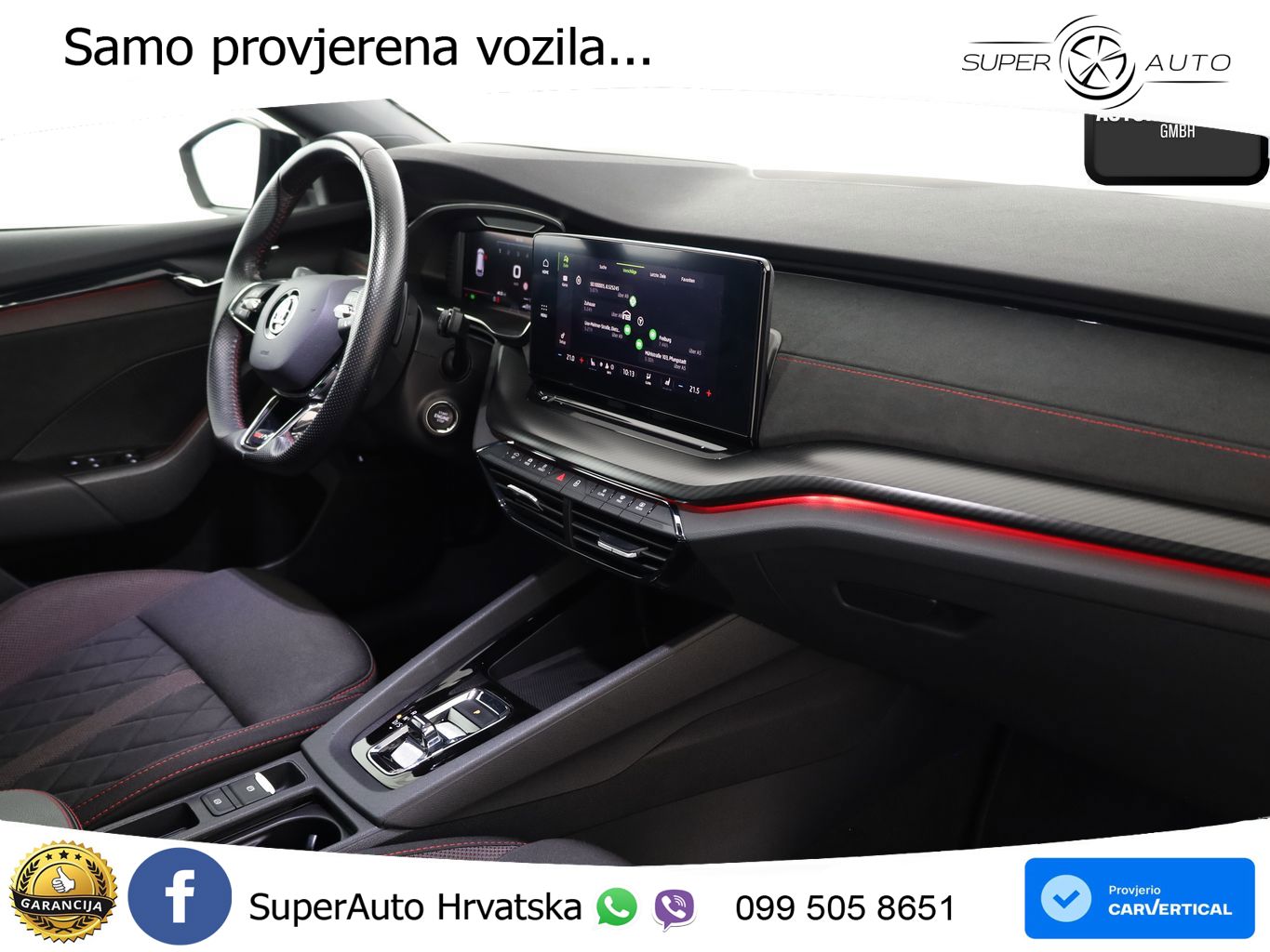 Škoda Octavia Combi RS 2.0 TDI (200 KS) DSG LED+GR SJED+ACC