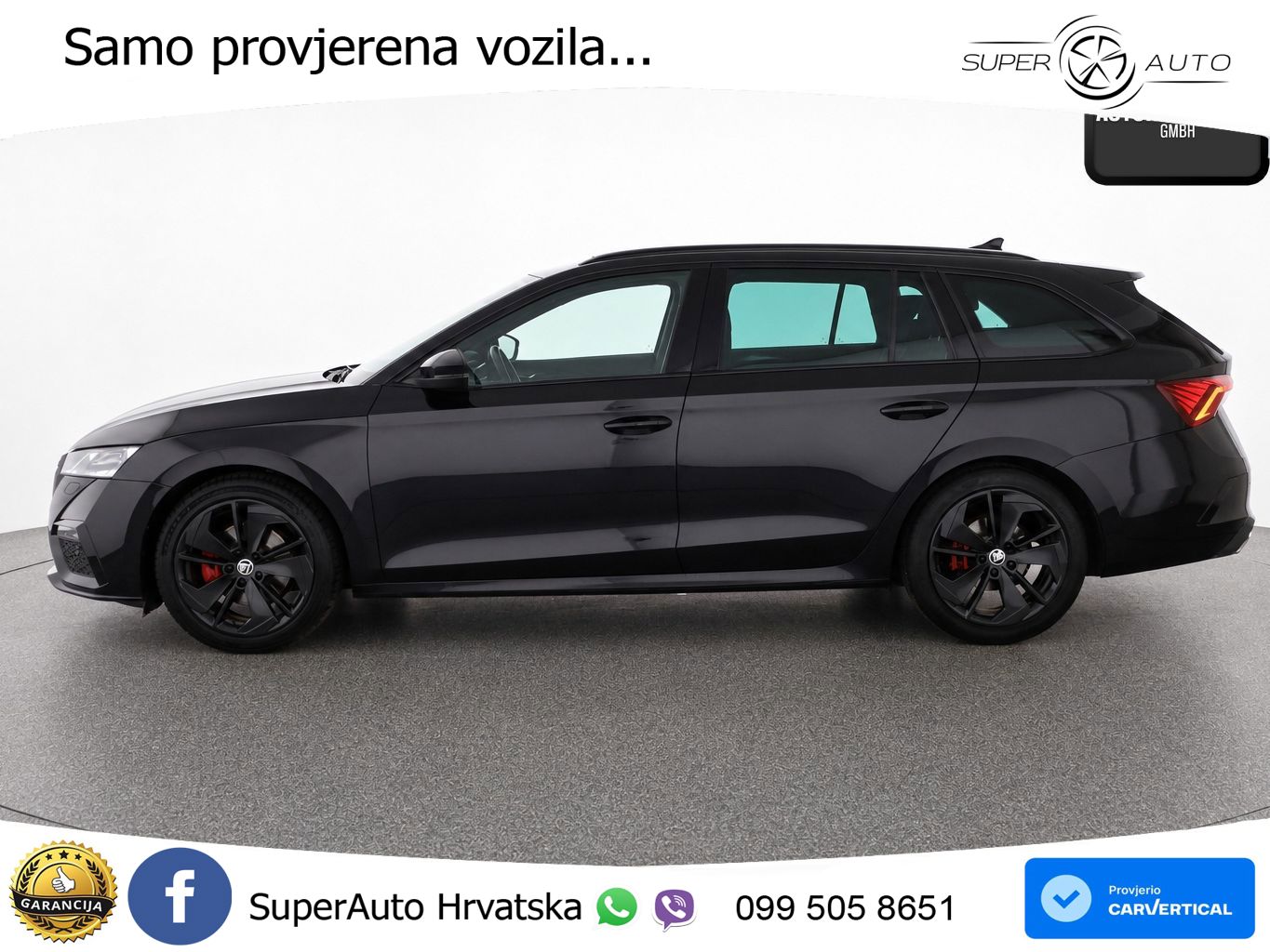 Škoda Octavia Combi RS 2.0 TDI (200 KS) DSG LED+GR SJED+ACC