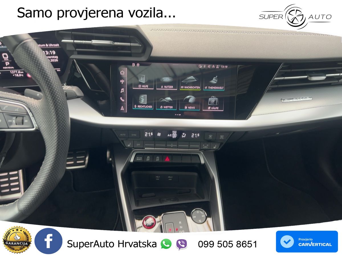 Audi S3 2.0 TFSI (310 KS) quattro S tronic MATRIX+GR SJED+KAM