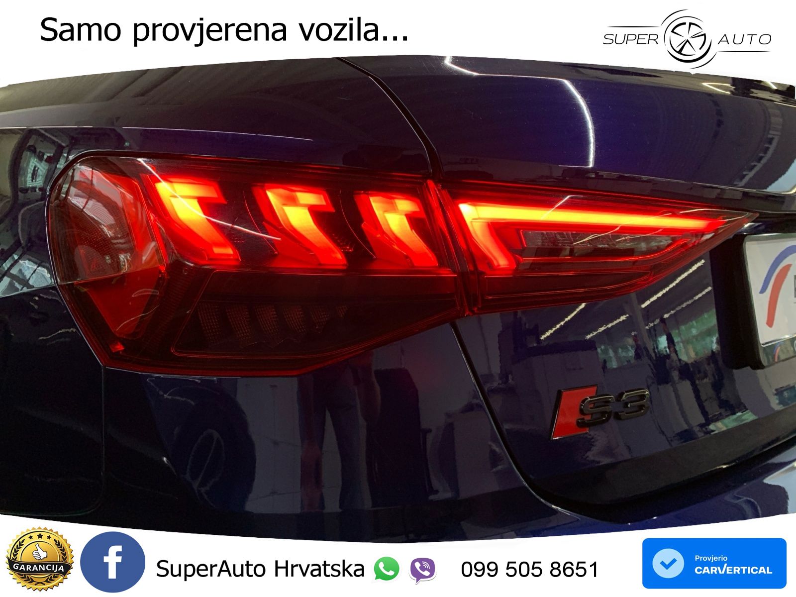 Audi S3 2.0 TFSI (310 KS) quattro S tronic LED+GR SJED+ACC