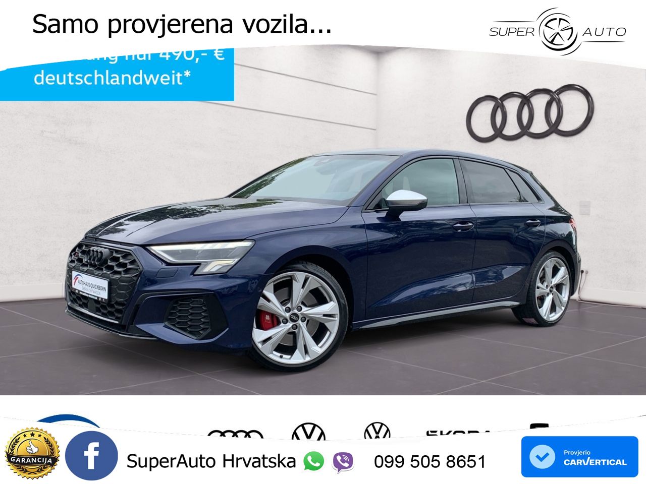 Audi S3 2.0 TFSI (310 KS) quattro S tronic LED+GR SJED+ACC