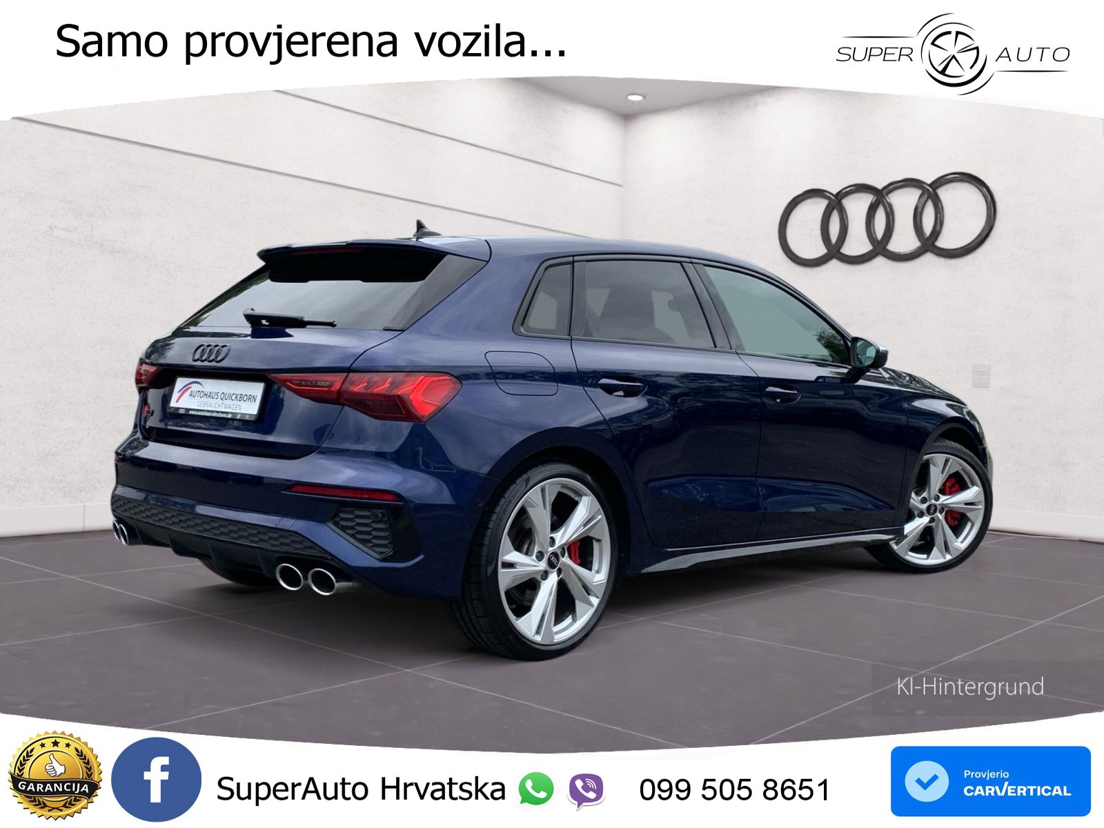 Audi S3 2.0 TFSI (310 KS) quattro S tronic LED+GR SJED+ACC