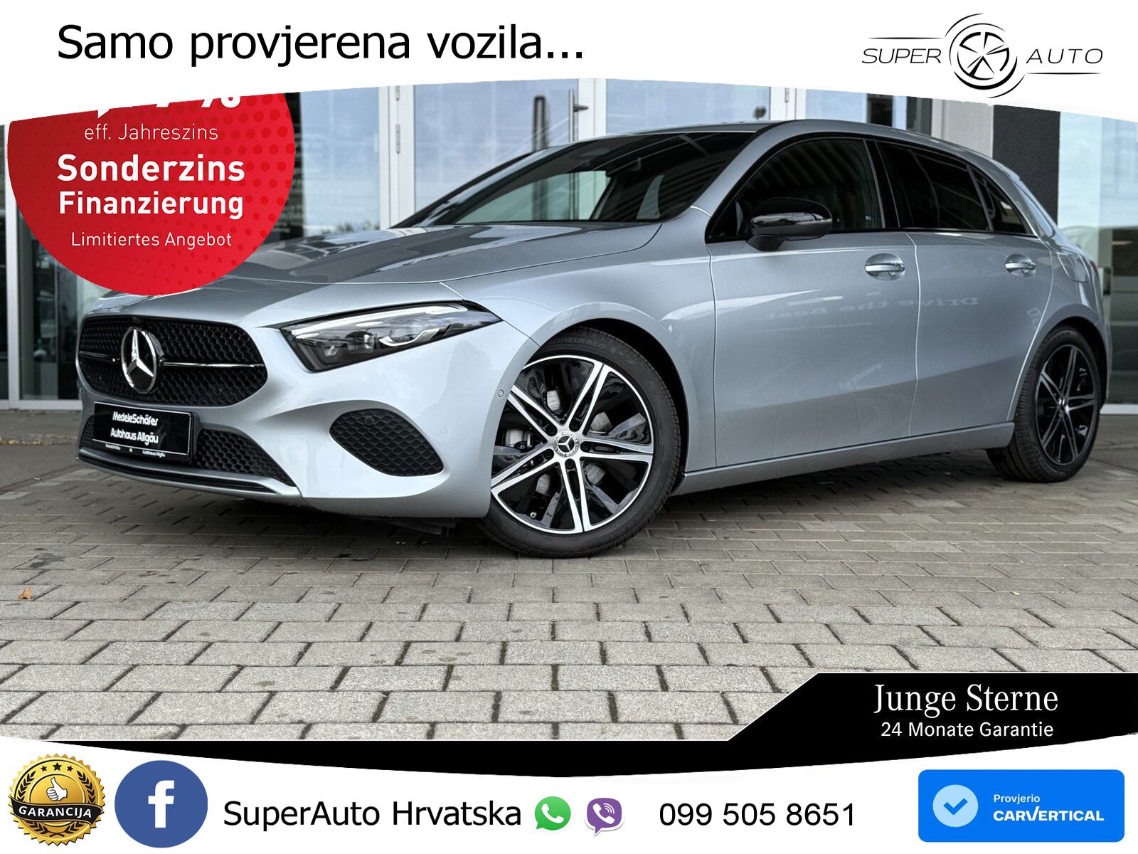 Mercedes-Benz A 200 7G-DCT LED+GR SJED+ACC