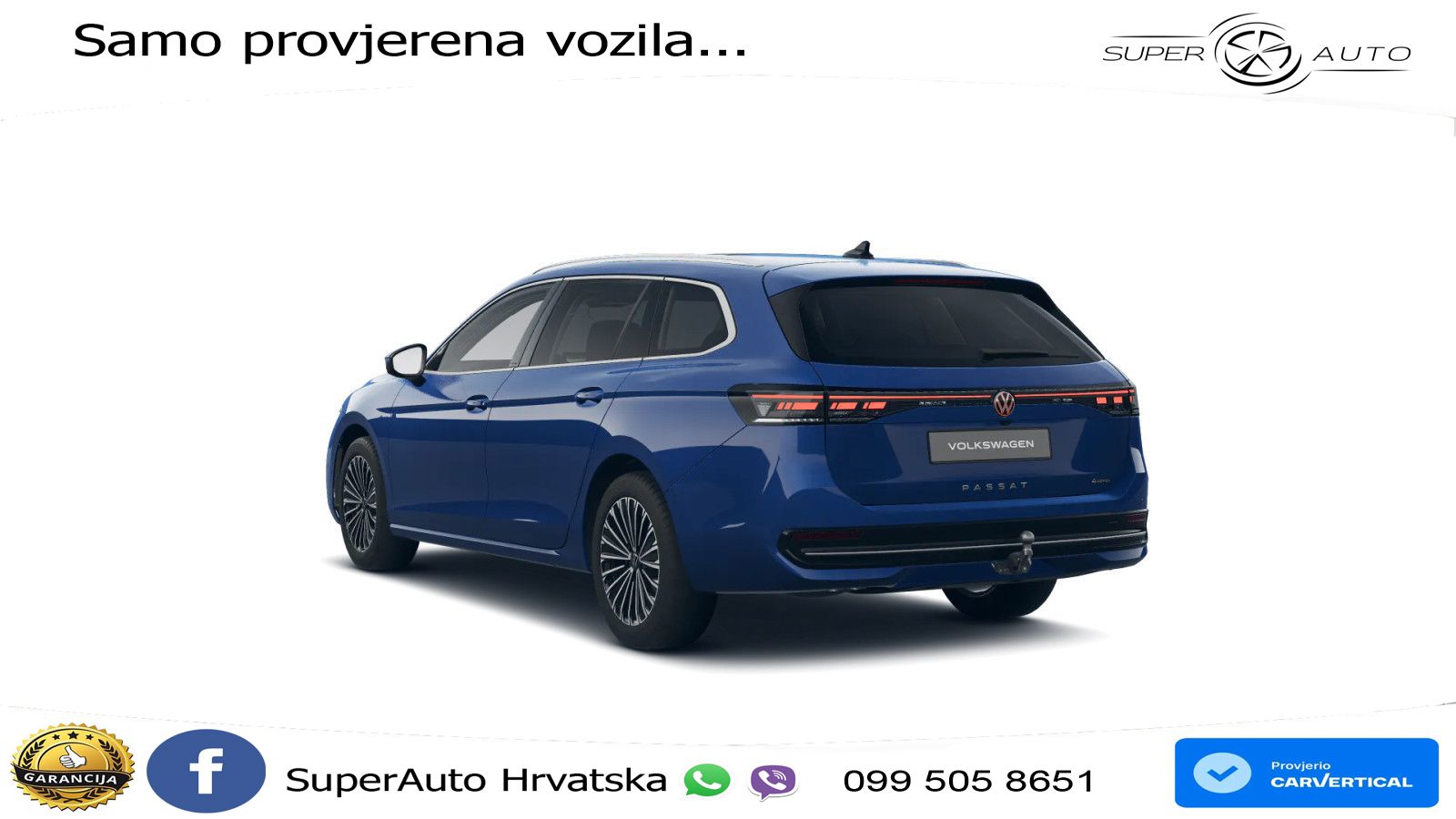 Volkswagen Passat Variant 2.0 TDI (193 KS) 4MOTION DSG Elegance LED+GR SJED+ACC