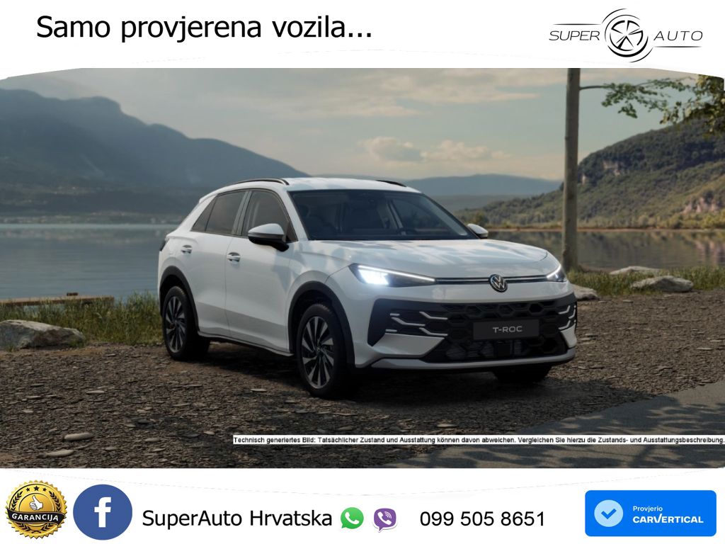 Volkswagen T-Roc 1.5 eTSI (116 KS)  DSG LED+GR SJED+ACC