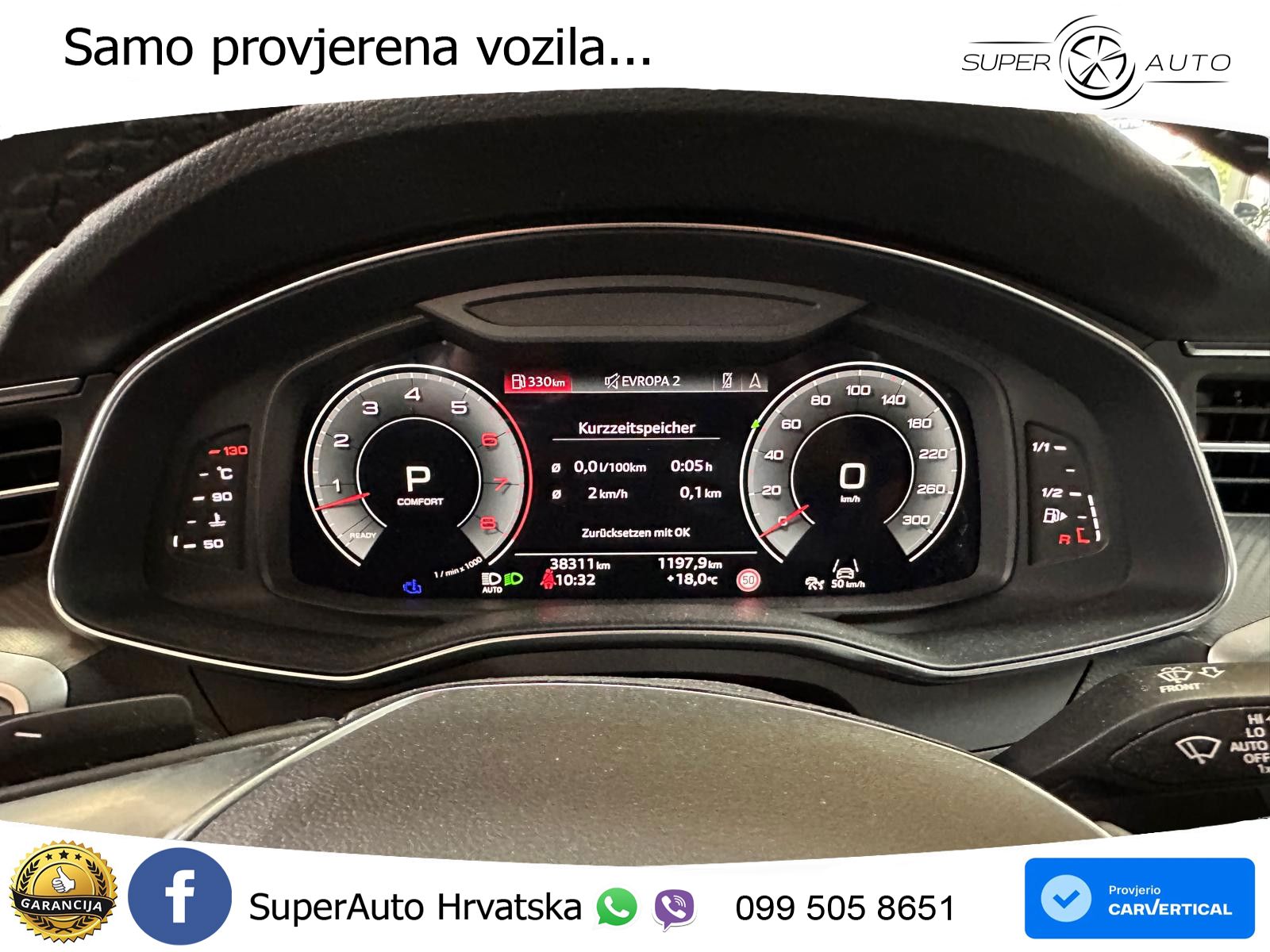 Audi A6 55 TFSI V6 (340 KS) quattro S tronic S line ZRAČNI+ACC+GR SJED+KAM
