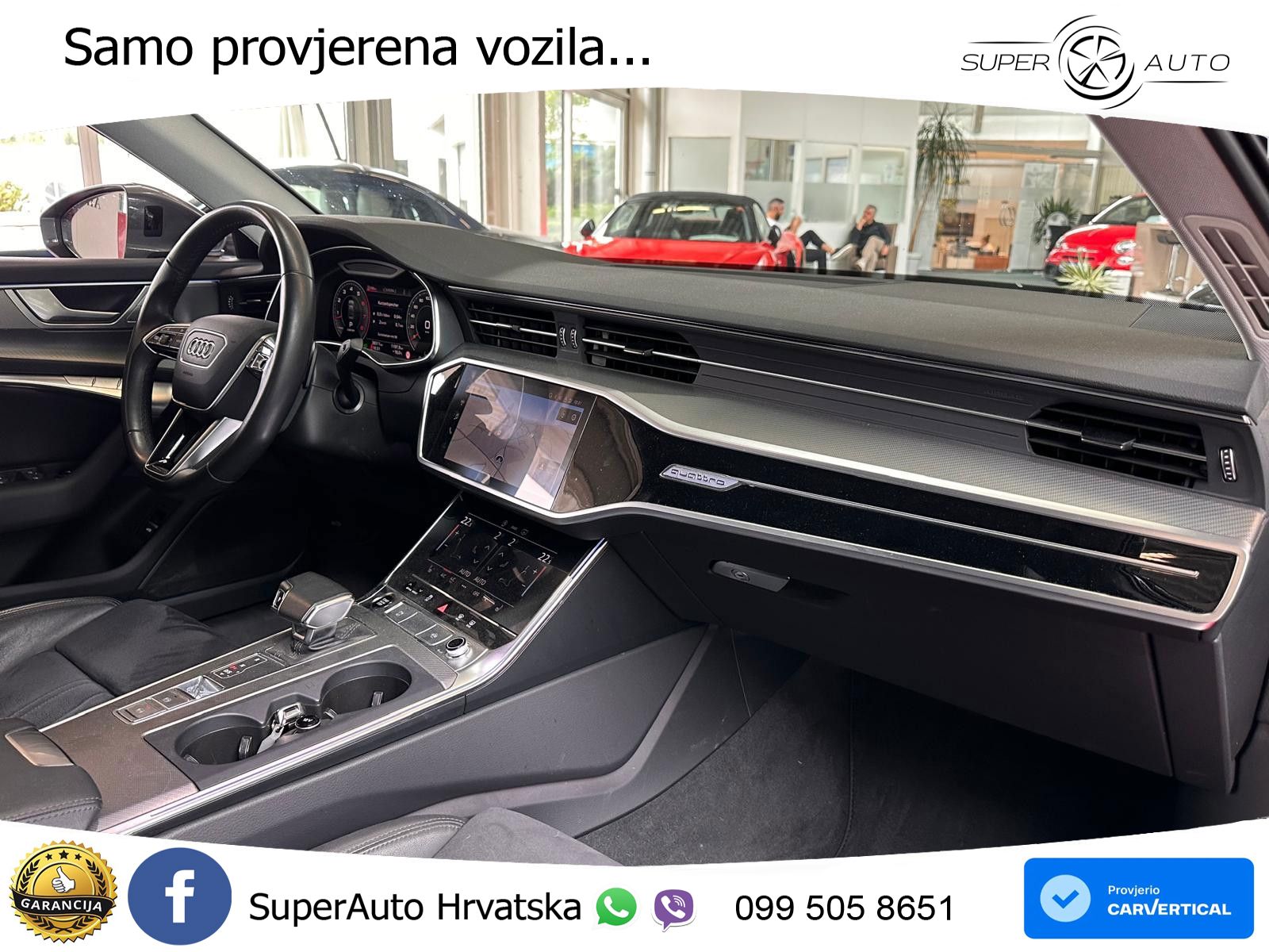 Audi A6 55 TFSI V6 (340 KS) quattro S tronic S line ZRAČNI+ACC+GR SJED+KAM