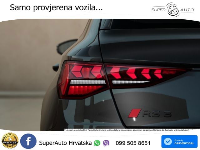 Audi RS3 Sportback 2.5 TFSI (400 KS) quattro S tronic MATRIX+GR SJED+KAM
