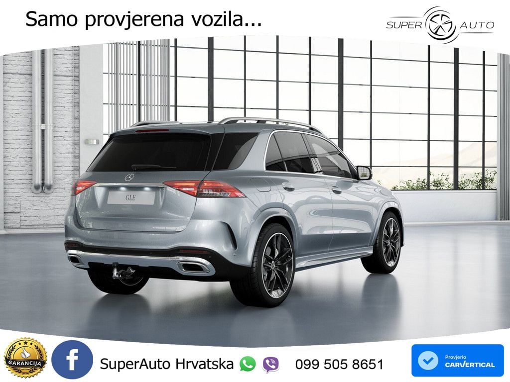 Mercedes GLE 450d (367 KS) EQ Boost 4MATIC 9G-TRONIC AMG ZRAČNI+ACC+GR SJED+KAM+PANO
