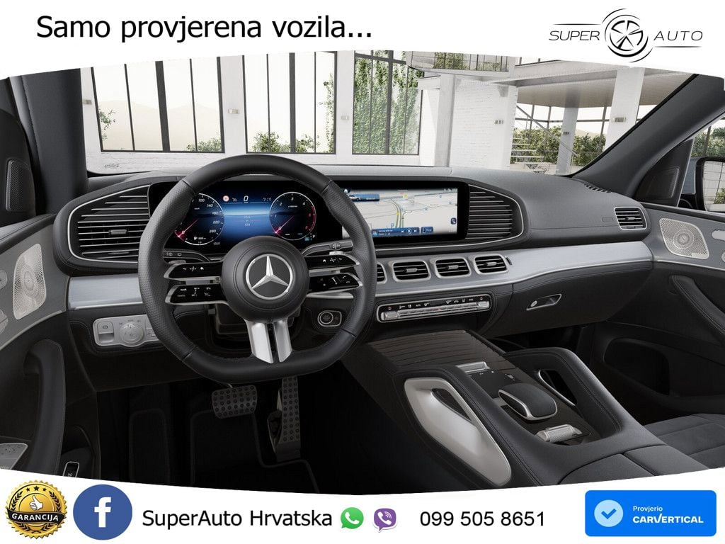 Mercedes GLE 450d (367 KS) EQ Boost 4MATIC 9G-TRONIC AMG ZRAČNI+ACC+GR SJED+KAM+PANO