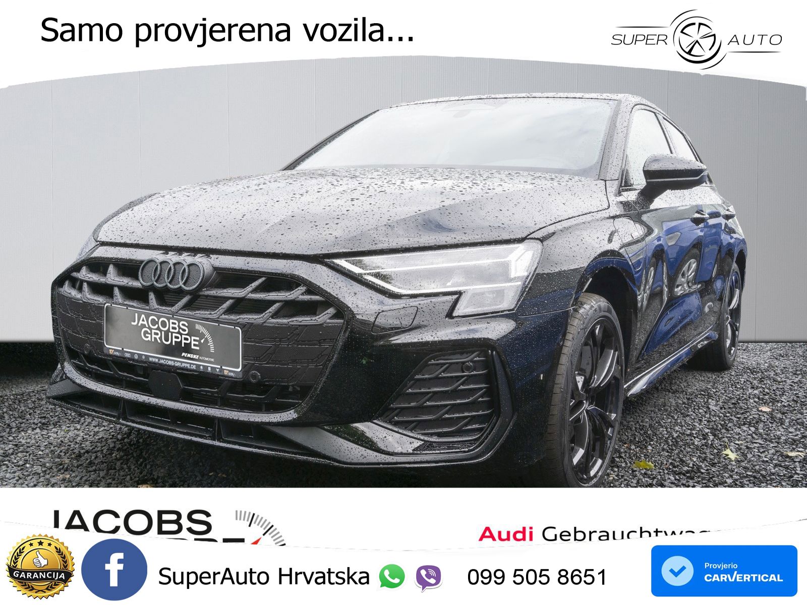 Audi A3 40 TFSIe (204 KS) S tronic S line LED+GR SJED+ACC
