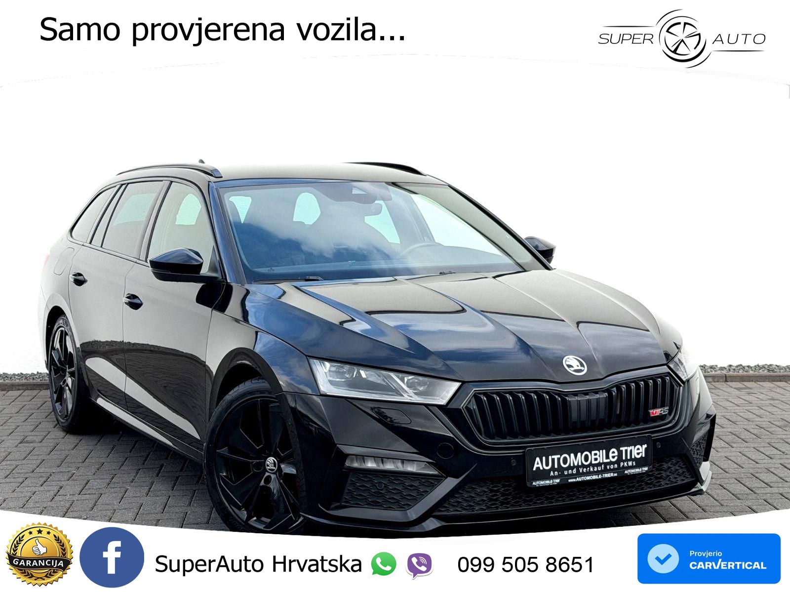 Škoda Octavia Combi RS 2.0 TDI (200 KS) DSG