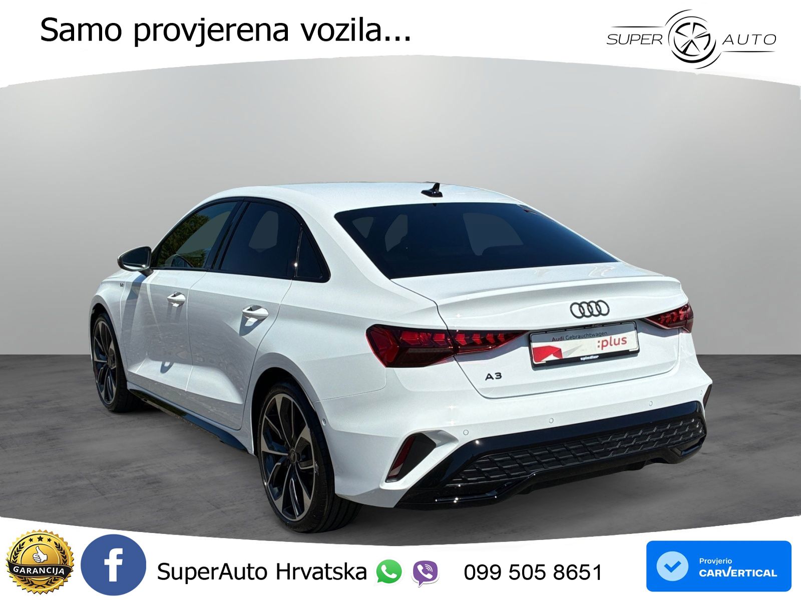 Audi A3 Limuzina 35 TFSI (150 KS) S tronic S line LED+GR SJED+ACC