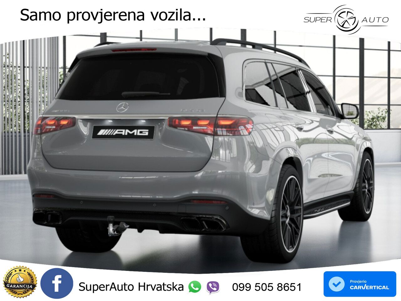 Mercedes-Benz GLS AMG GLS 63 V8 EQ Boost 4MATIC+ AMG SPEEDSHIFT TCT 9G LED+GR SJED+ACC