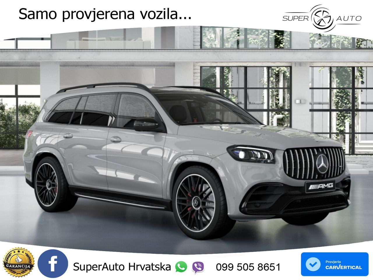 Mercedes-Benz GLS AMG GLS 63 V8 EQ Boost 4MATIC+ AMG SPEEDSHIFT TCT 9G LED+GR SJED+ACC