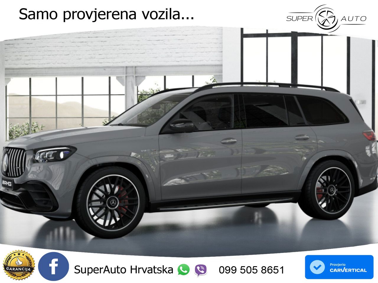 Mercedes-Benz GLS AMG GLS 63 V8 EQ Boost 4MATIC+ AMG SPEEDSHIFT TCT 9G LED+GR SJED+ACC