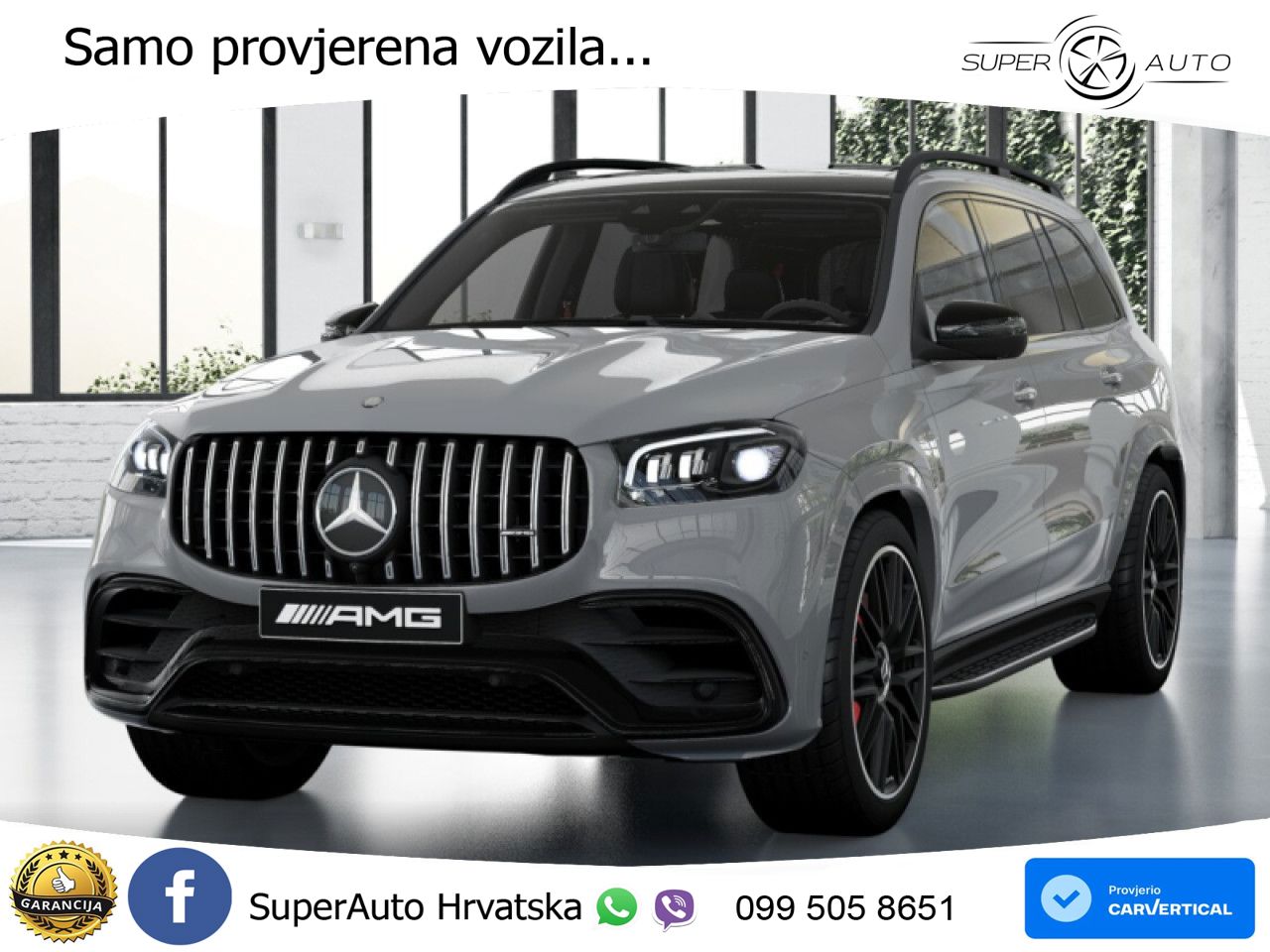 Mercedes-Benz GLS AMG GLS 63 V8 EQ Boost 4MATIC+ AMG SPEEDSHIFT TCT 9G LED+GR SJED+ACC