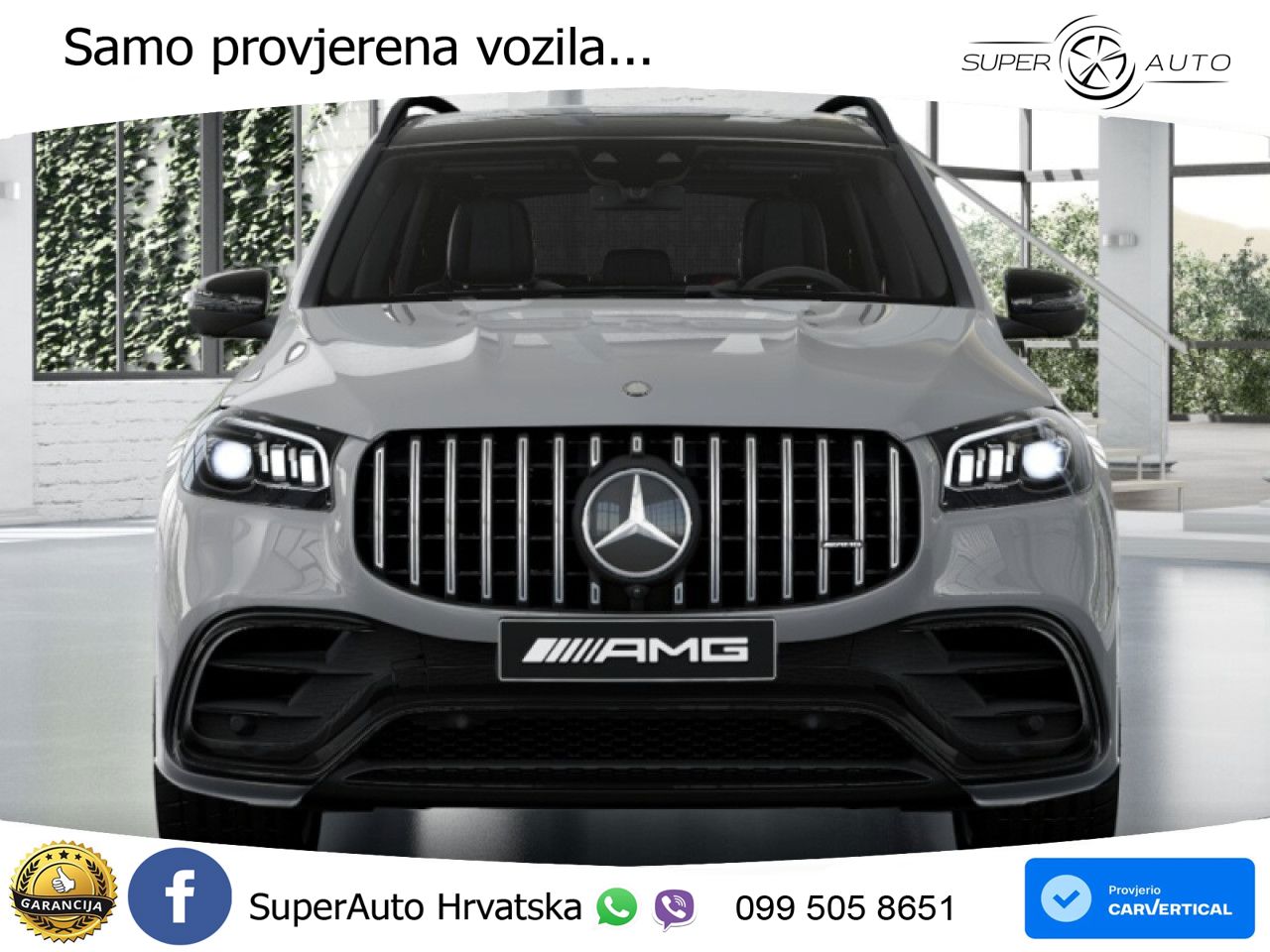 Mercedes-Benz GLS AMG GLS 63 V8 EQ Boost 4MATIC+ AMG SPEEDSHIFT TCT 9G LED+GR SJED+ACC