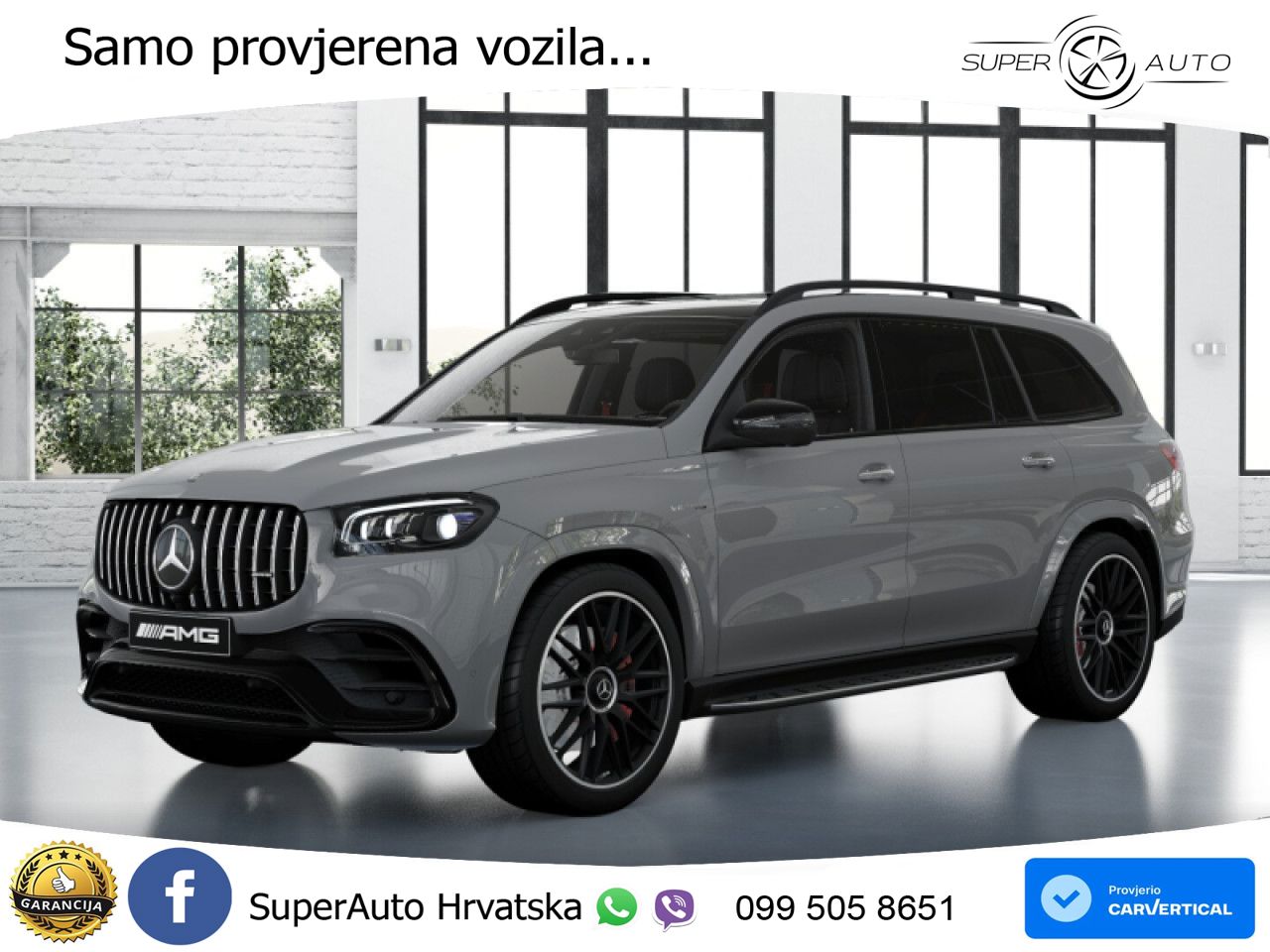 Mercedes-Benz GLS AMG GLS 63 V8 EQ Boost 4MATIC+ AMG SPEEDSHIFT TCT 9G LED+GR SJED+ACC
