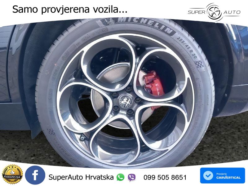 Alfa Romeo Stelvio 2.2 MultiJet II (210 KS) Q4 Automatic LED+GR SJED+ACC