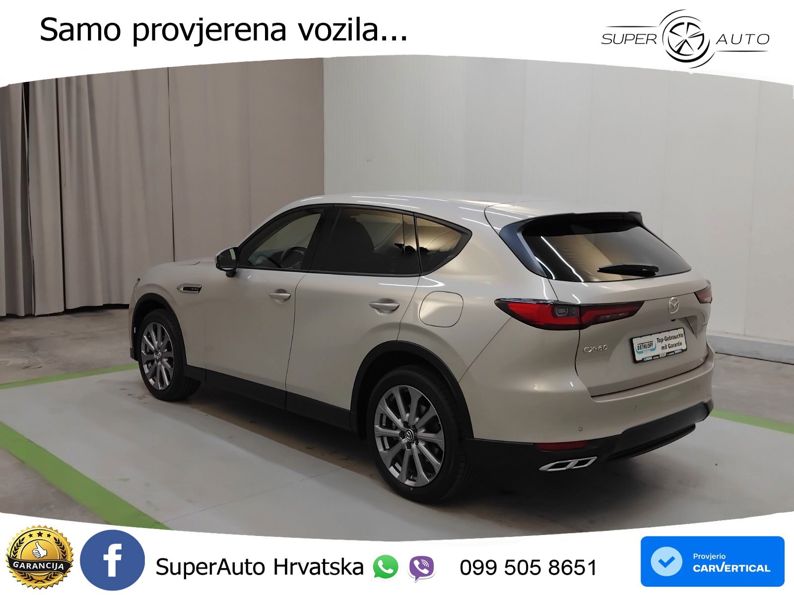 Mazda CX-60 3.3 e-Skyactiv D (200 KS) Automatic LED+GR SJED+ACC